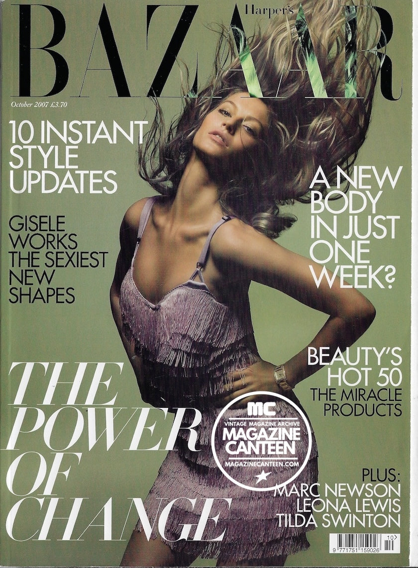 Harper's Bazaar Magazine - Gisele Bundchen TILDA SWINTON Leona Lewis