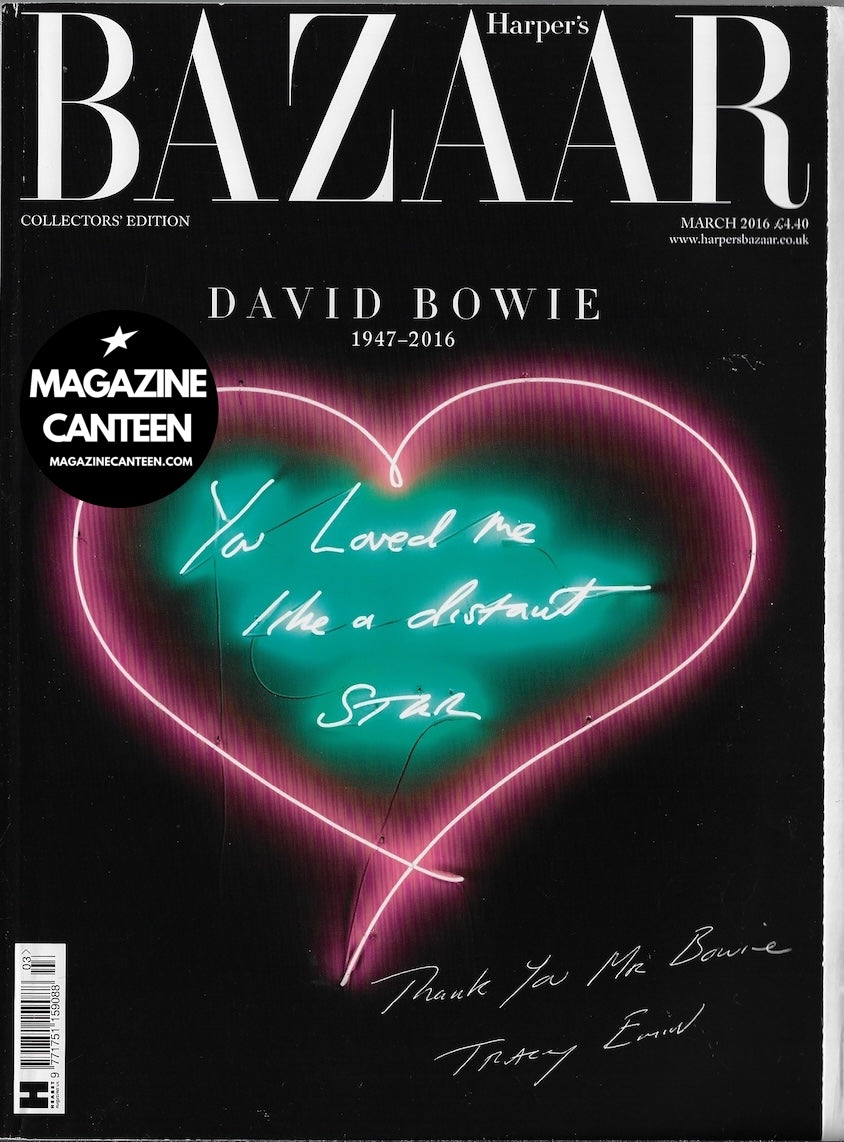 Harper's Bazaar Magazine - TRACEY EMIN Cover DREE HEMINGWAY 2016