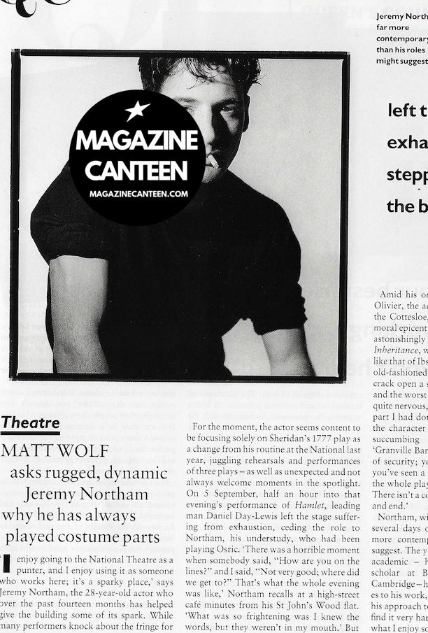 Harpers & Queen Magazine - JEREMY NORTHAM Anthony Burgess