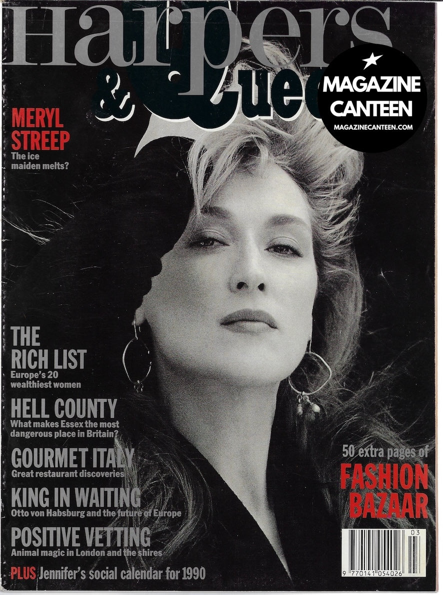 Harpers & Queen Magazine - Meryl Streep MARIO TESTINO Harold Brodkey
