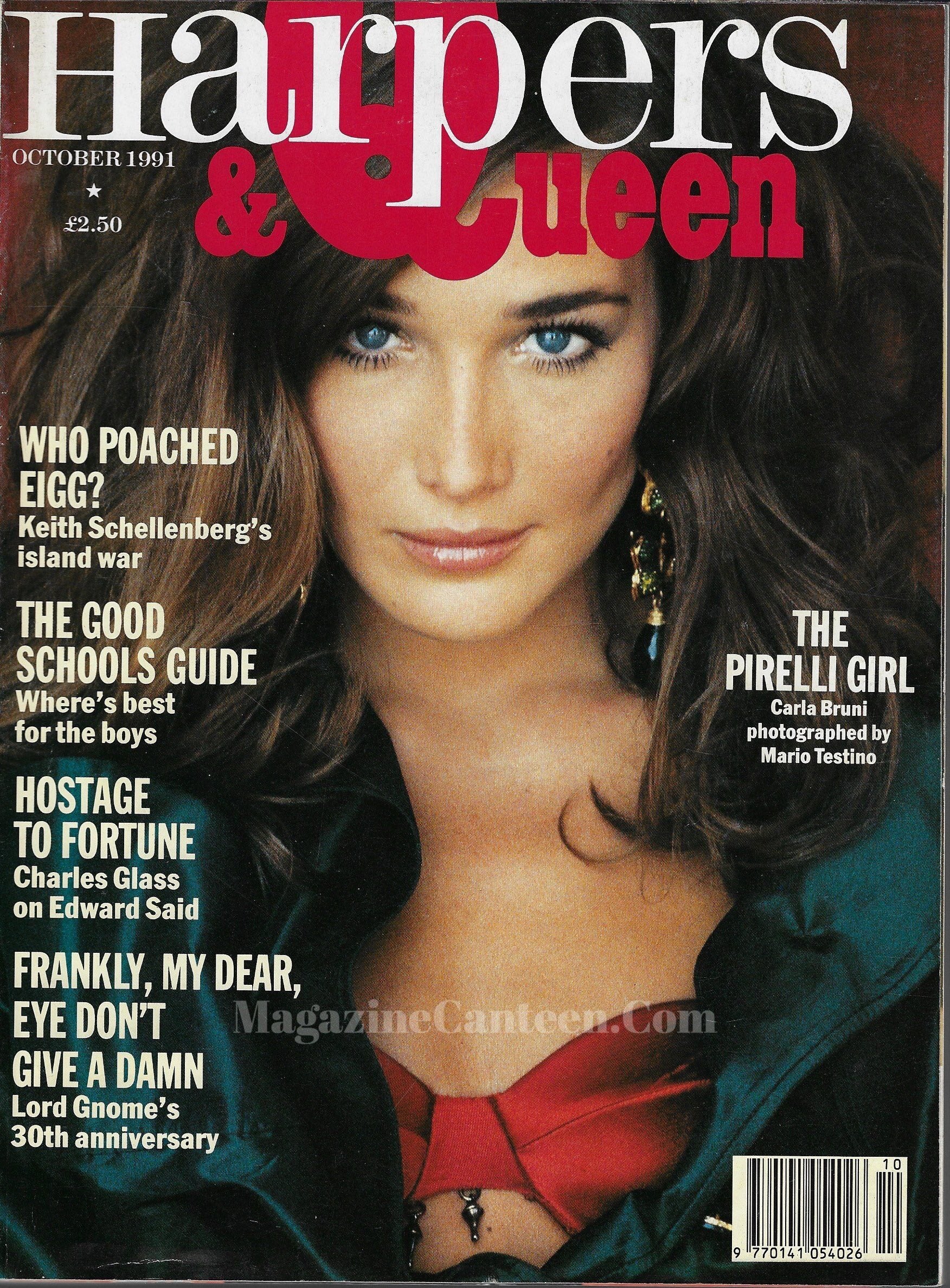 Harpers & Queen Magazine - Carla Bruni