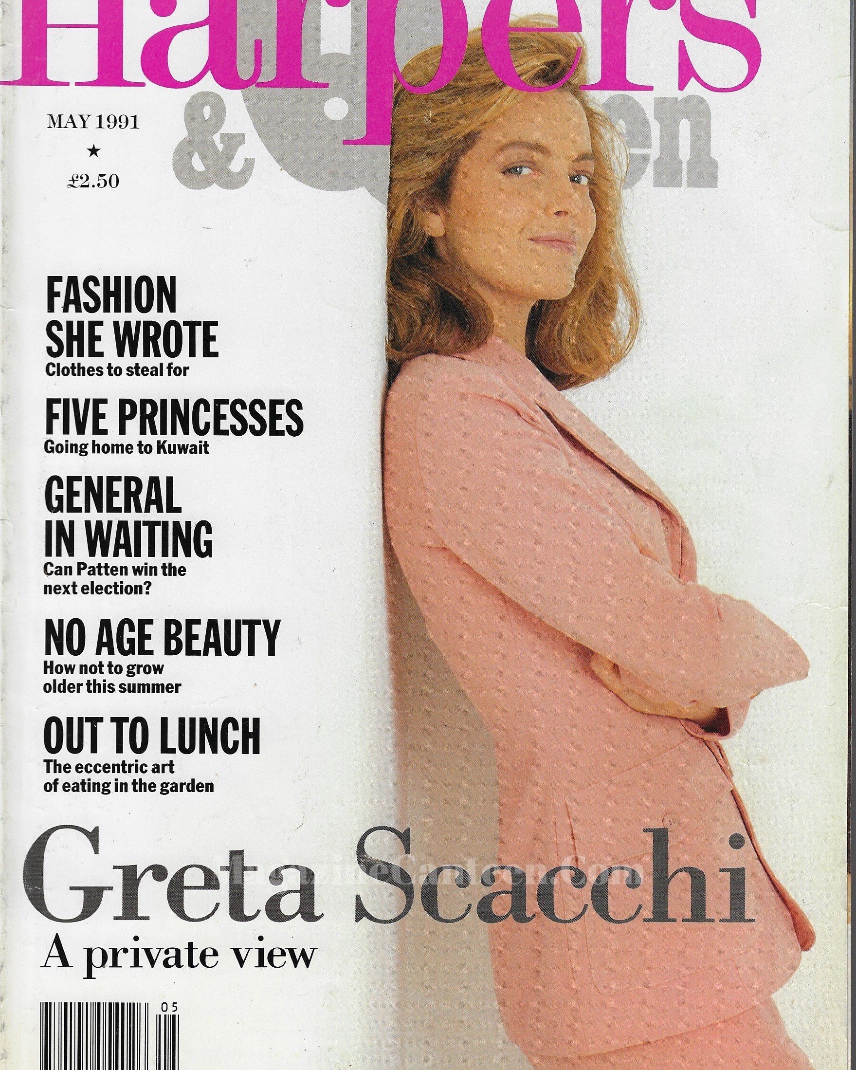 Harpers & Queen Magazine - Greta Scacchi