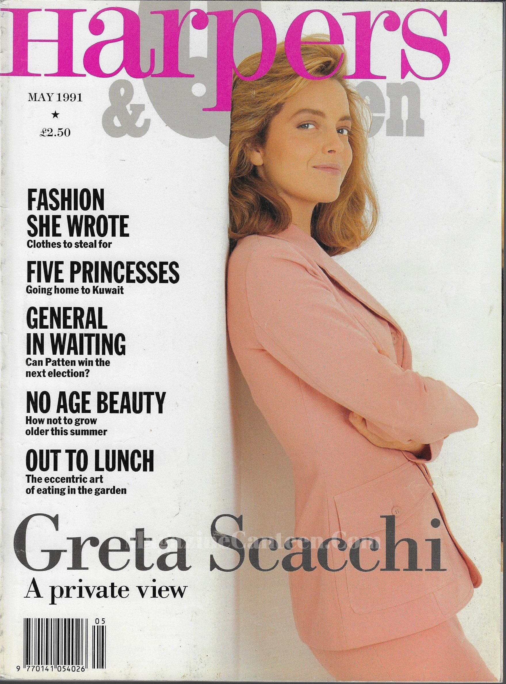 Harpers & Queen Magazine - Greta Scacchi