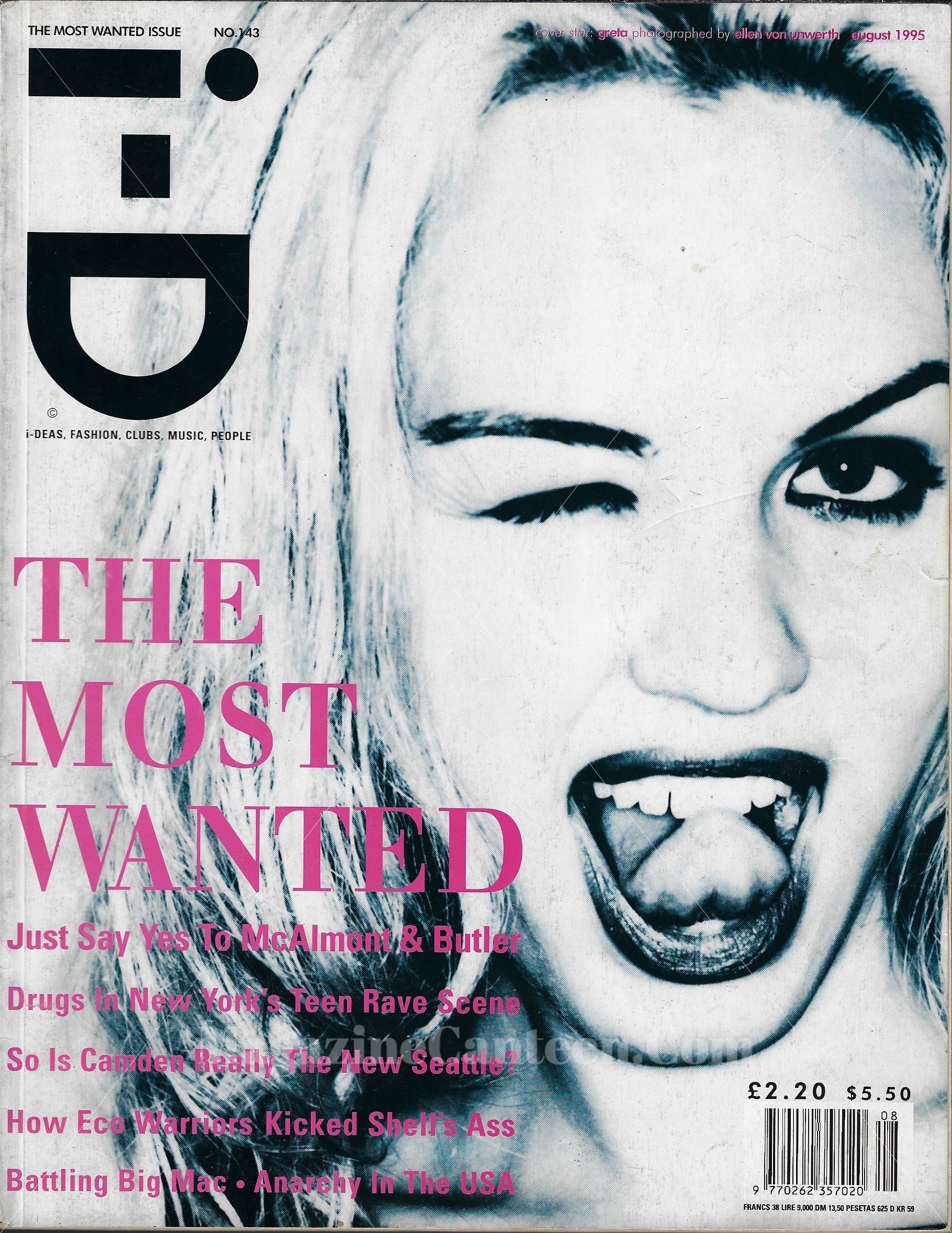 I-D Magazine 143 - Ellen Von Unwerth 1995