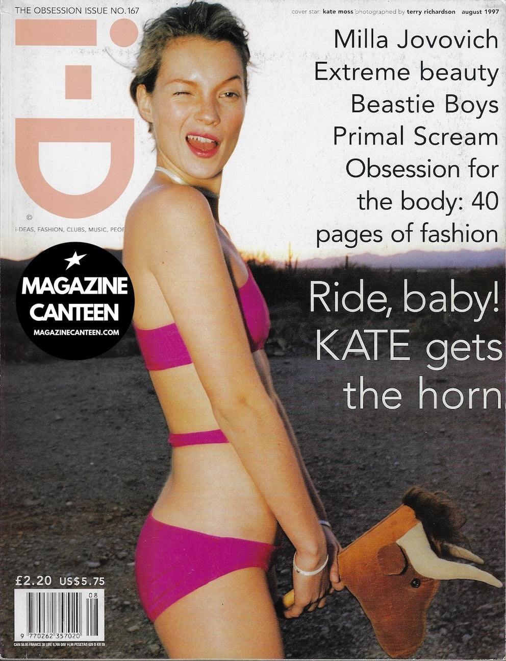 I-D Magazine 167 - Kate Moss Terry Richardson The Beastie Boys 1997