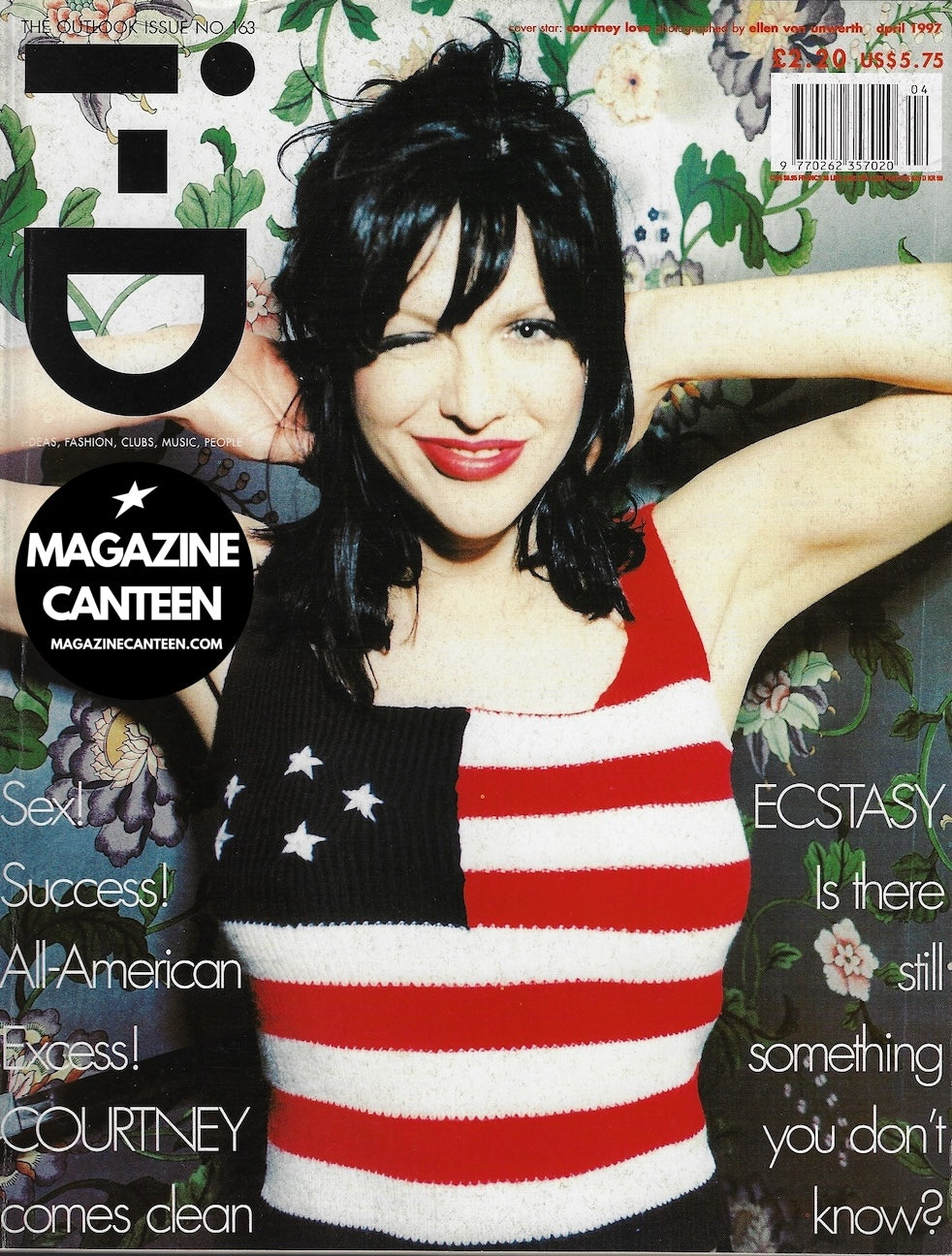 I-D Magazine 163 - Courtney Love Michael Hutchence Stella Tennant 1997