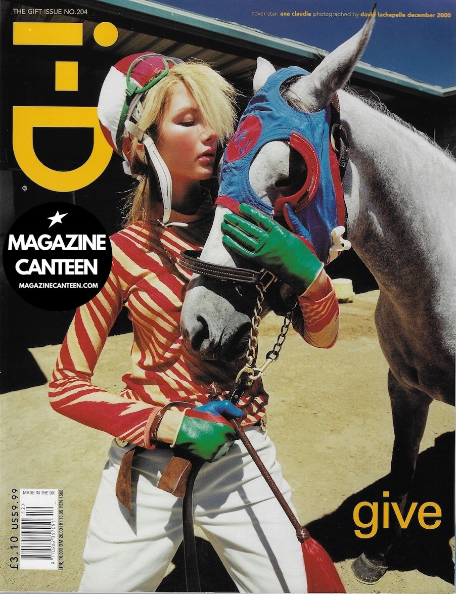 I-D Magazine 204 - Ana Claudia 2000 David LaChapelle Mark Wahlberg
