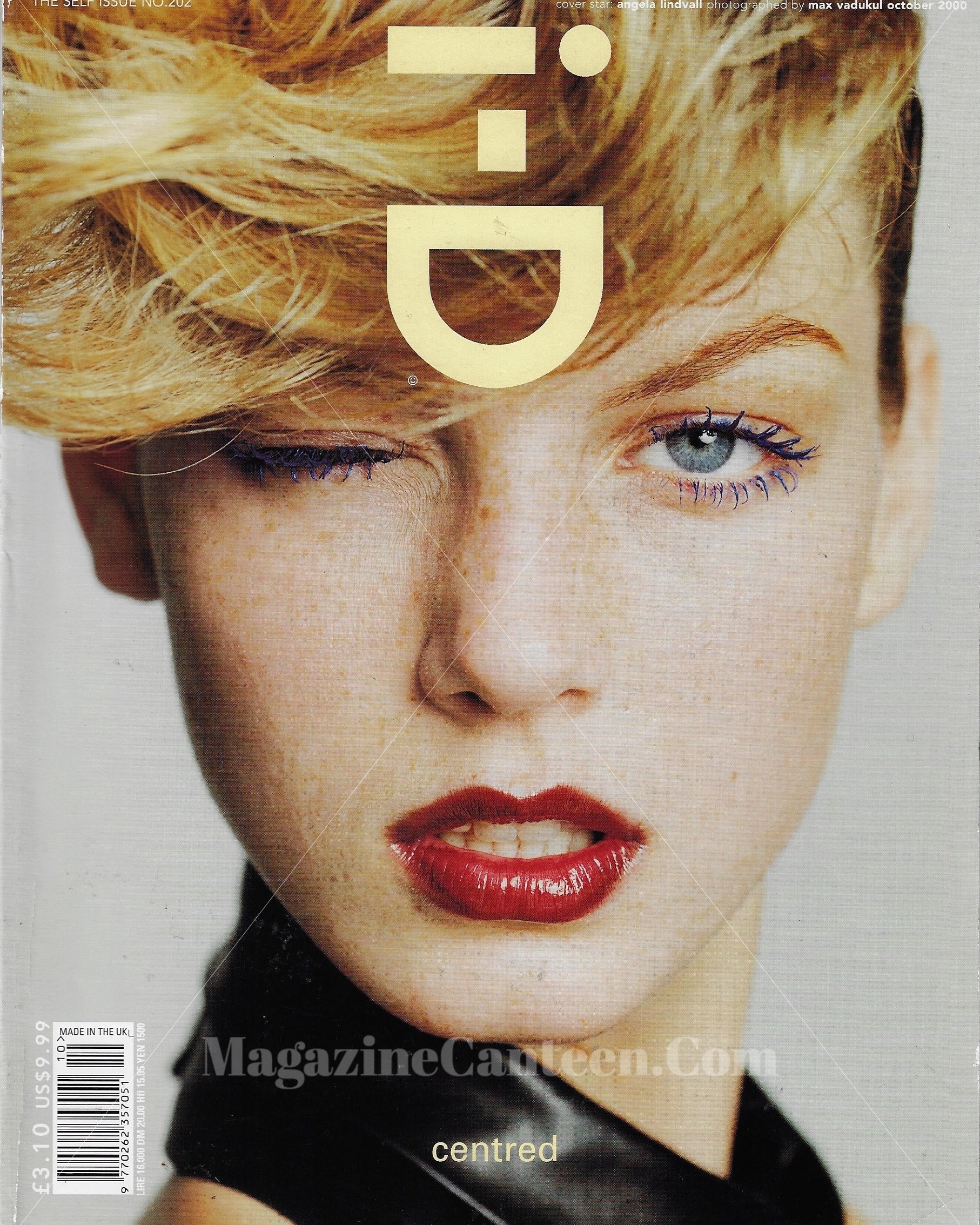 I-D Magazine 202 - Angela Lindvall 2000