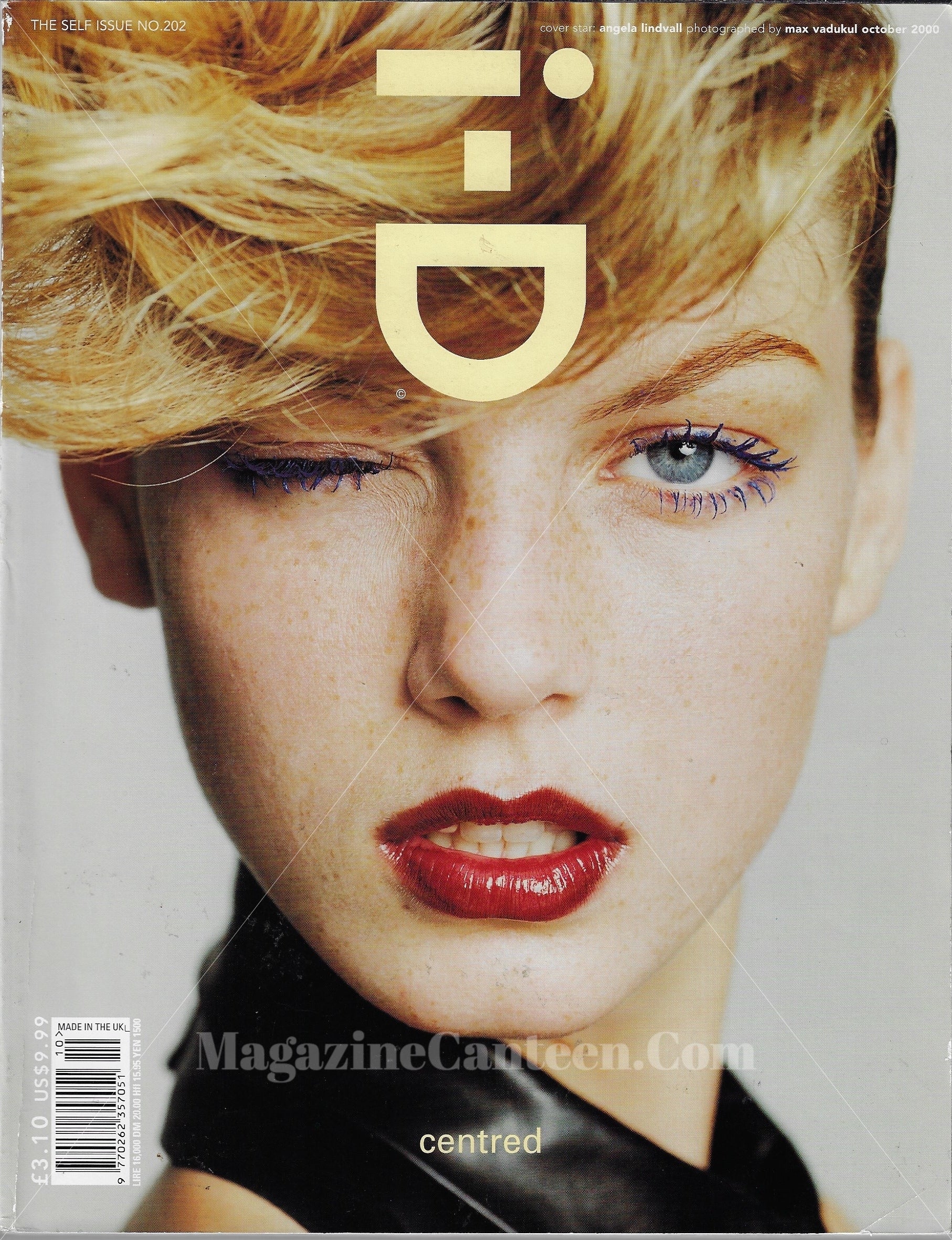 I-D Magazine 202 - Angela Lindvall 2000