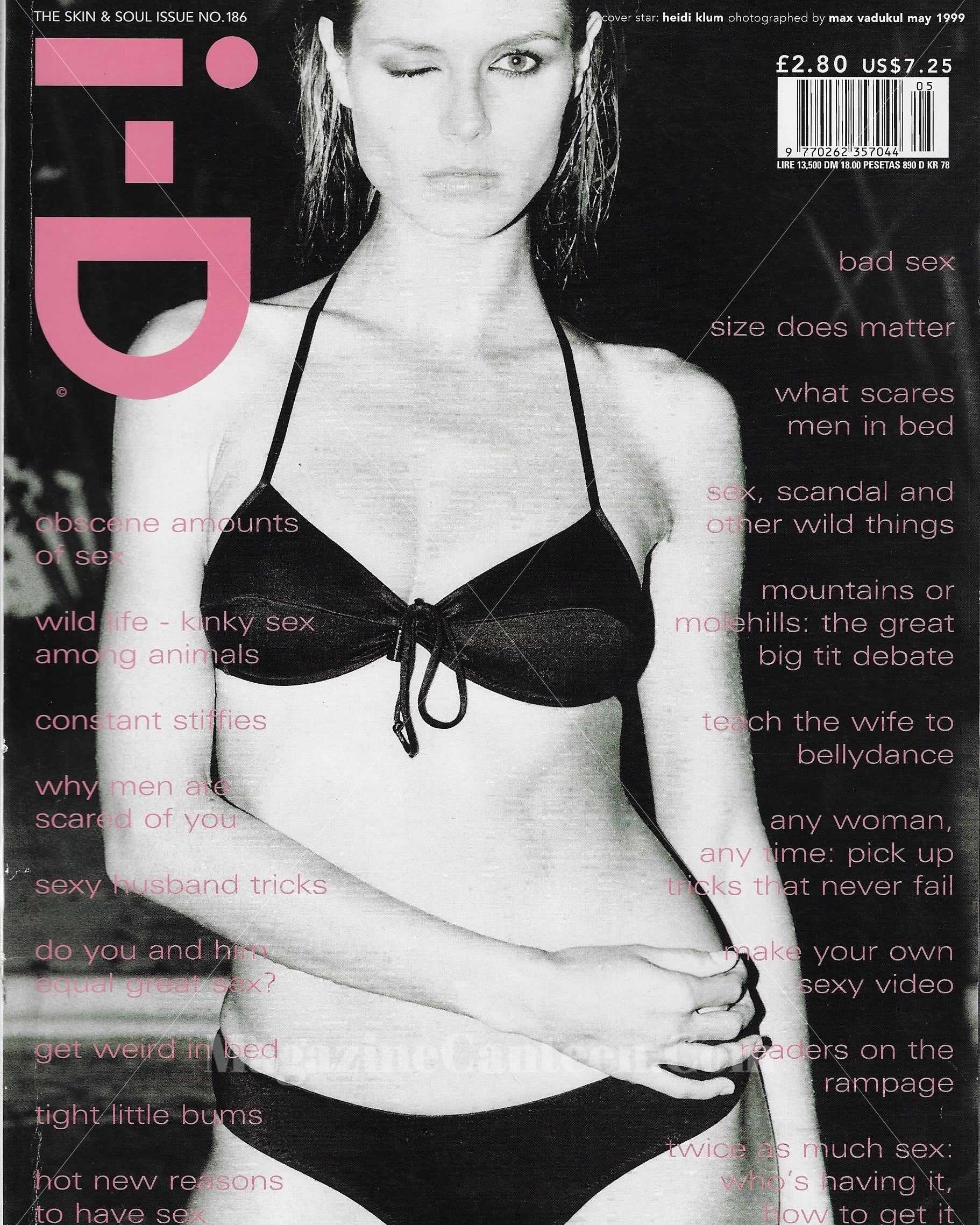 I-D Magazine 186 - Heidi Klum 1999