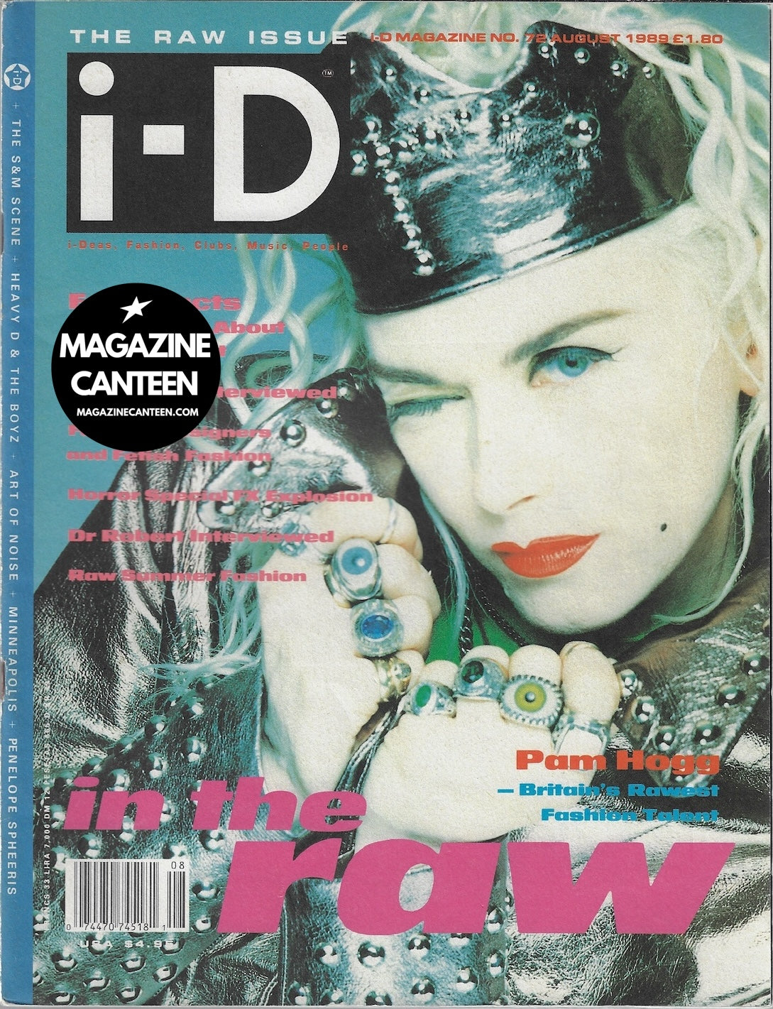 I-D Magazine 72 - Pam Hogg Spike Lee Kate Garner 1989