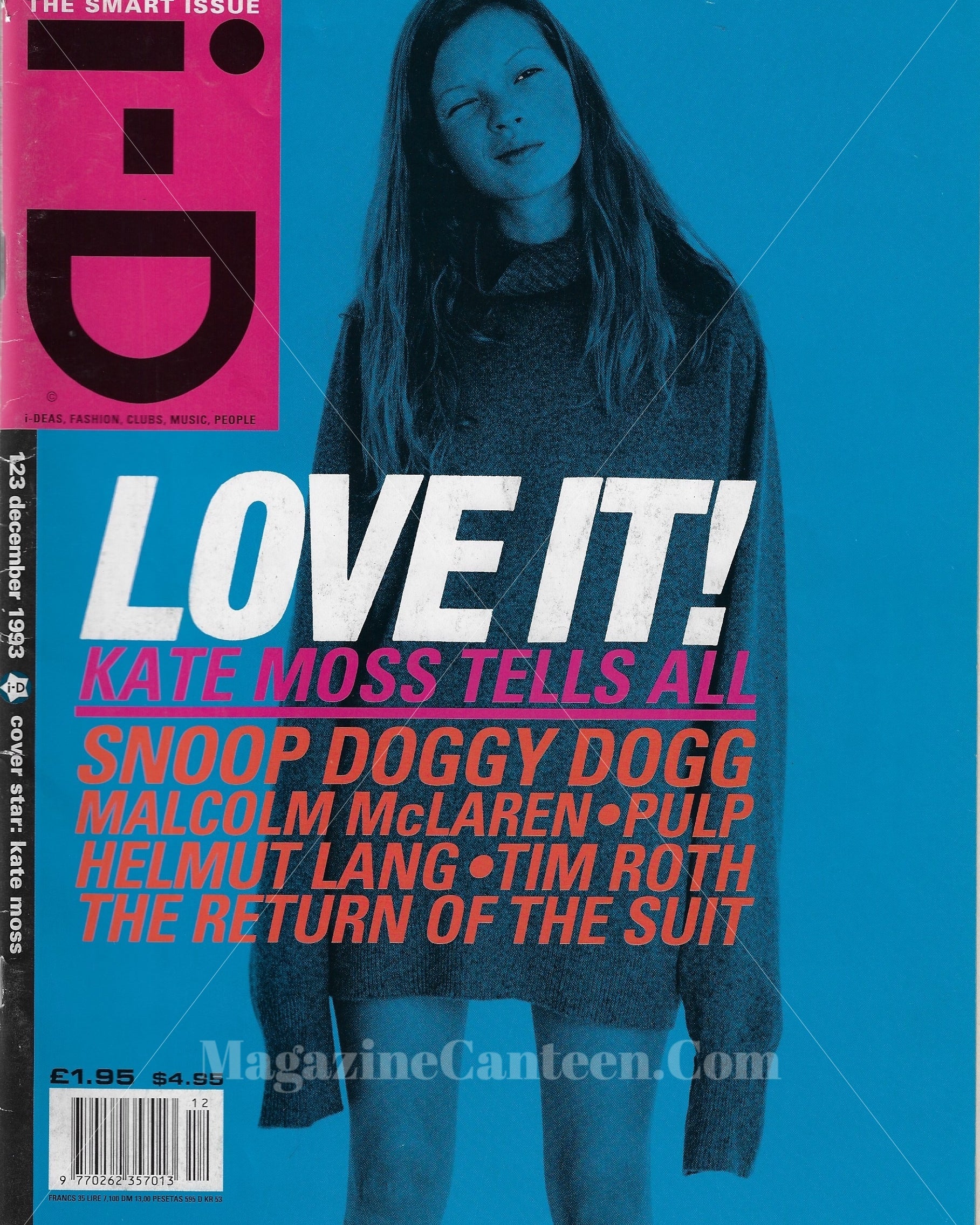 I-D Magazine 123 - Kate Moss 1993