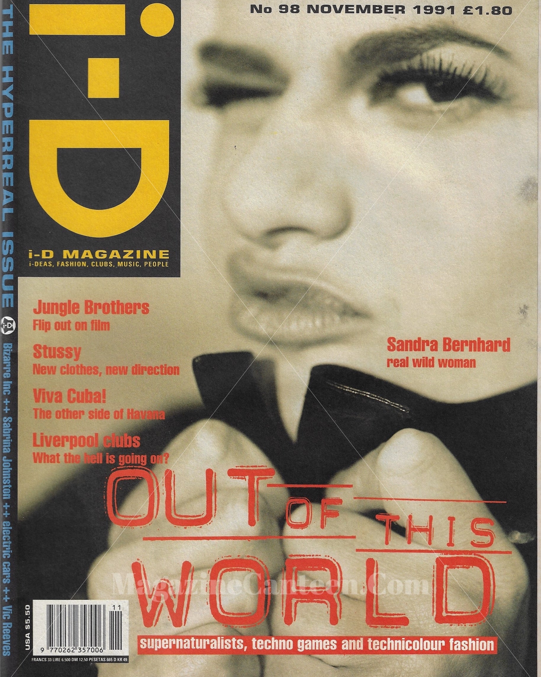 I-D Magazine 98 - Sandra Bernhard 1991