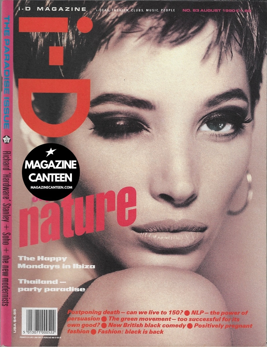 I-D Magazine 83 - Christy Turlington Shaun Ryder Juergen Teller 1990