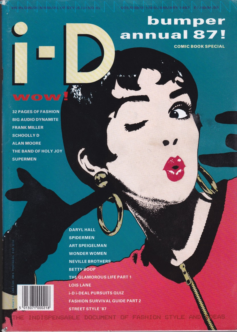 i-d magazine トップ 1987 雑誌