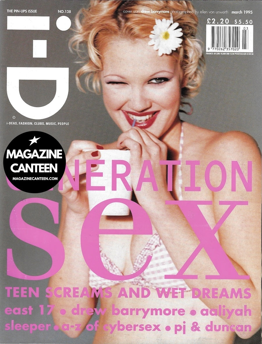 I-D Magazine 138 - Drew Barrymore AALIYAH George Clements 1995