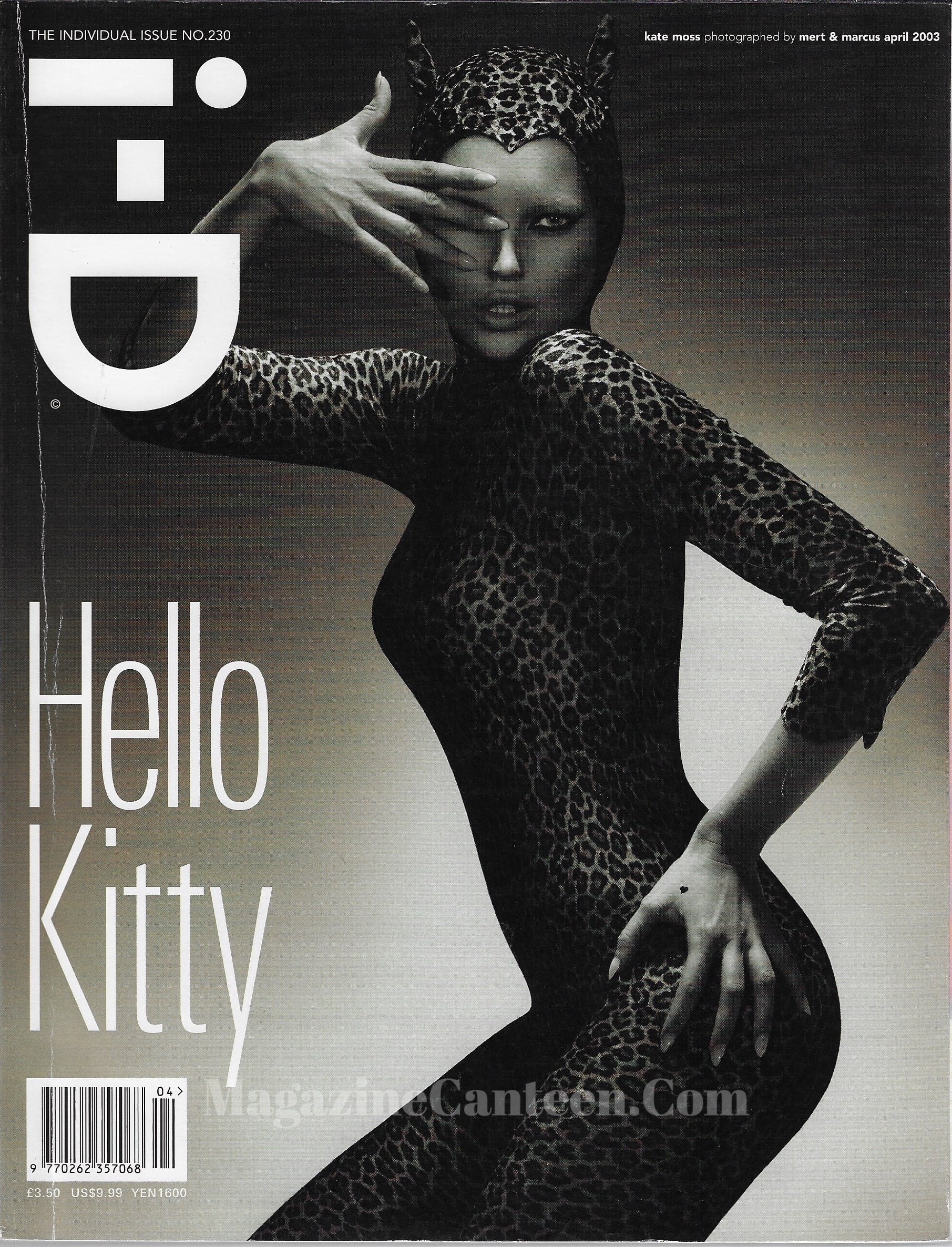 I-D Magazine 230 - Kate Moss 2003 – magazine canteen
