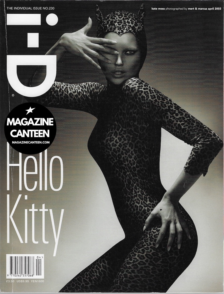 I-D Magazine 230 - Kate Moss 2003 Asia Argento Kim Gordon David