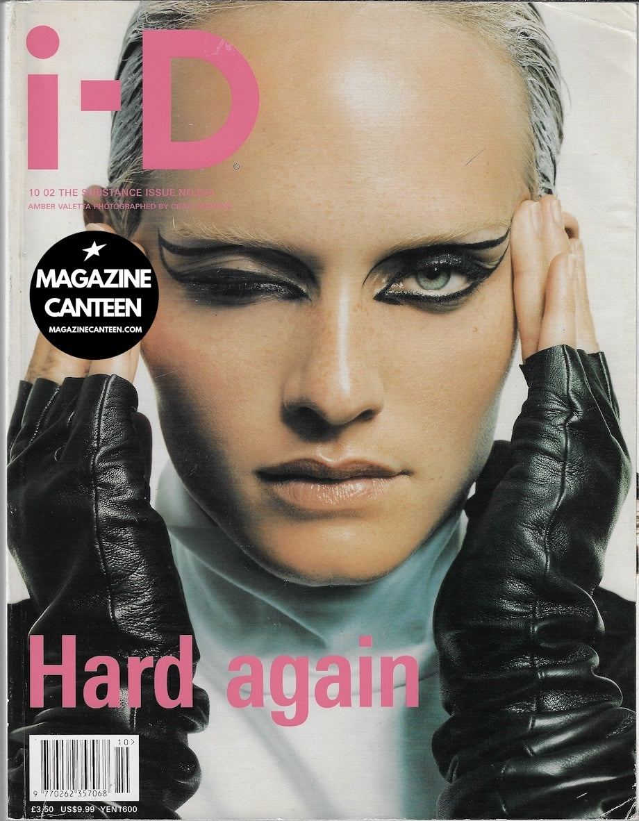 I-D Magazine 224 - Amber Valletta 2002 Suede Angela Lindvall
