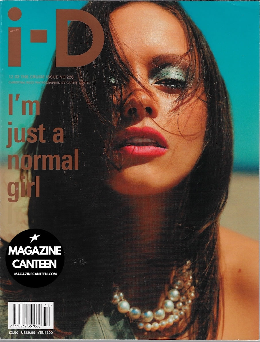 I-D Magazine 226 - Christina Ricci 2002 Monica Bellucci Naomi Campbell