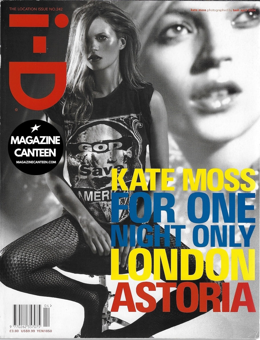 I-D Magazine 242 - Kate Moss 2004 Rose McGowan Kanye West