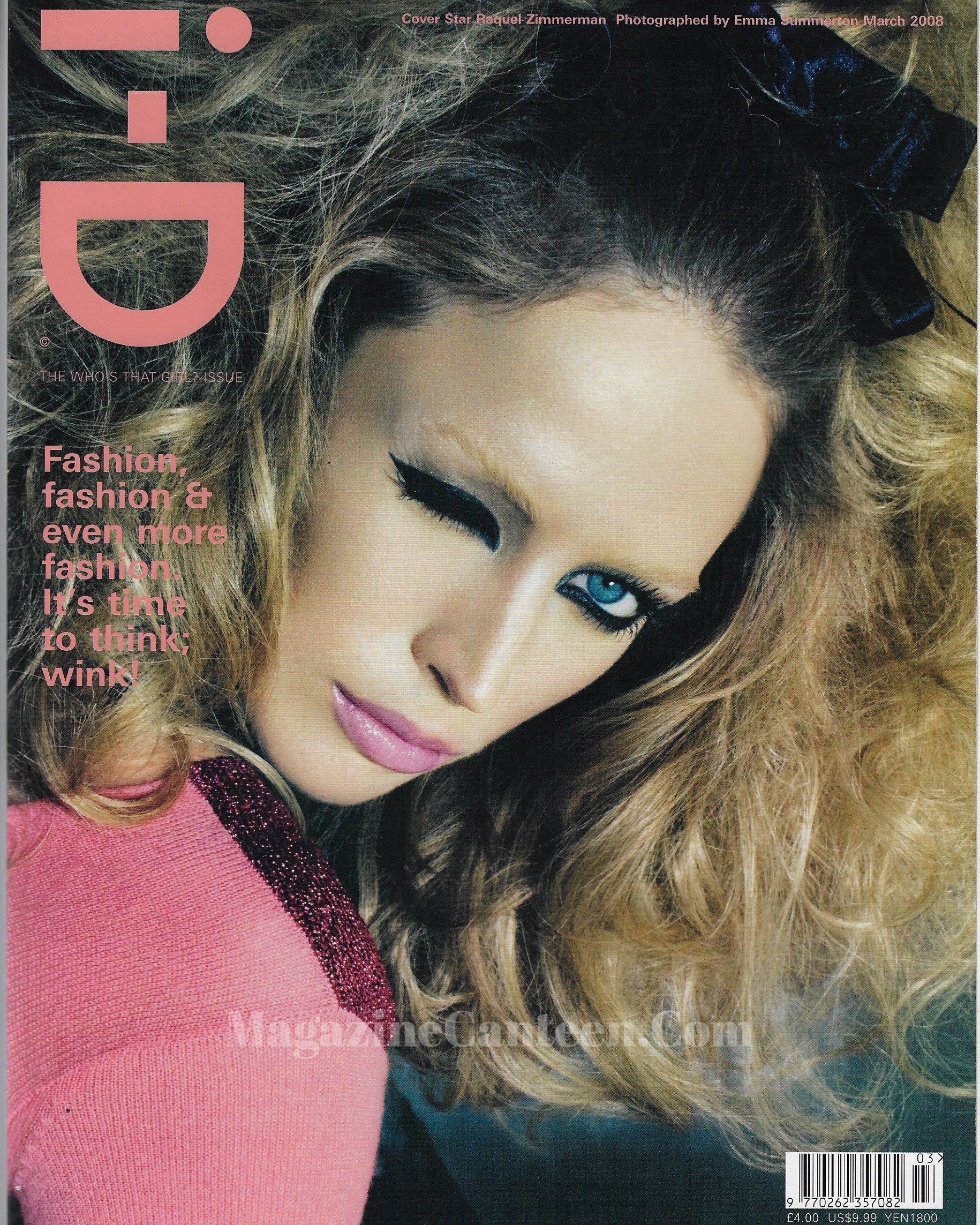 I-D Magazine 285 - Raquel Zimmerman 2008