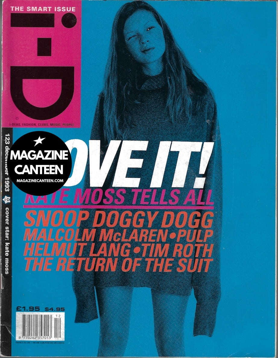 I-D Magazine 123 - Kate Moss Corinne Day Tim Roth Helmut Lang 1993