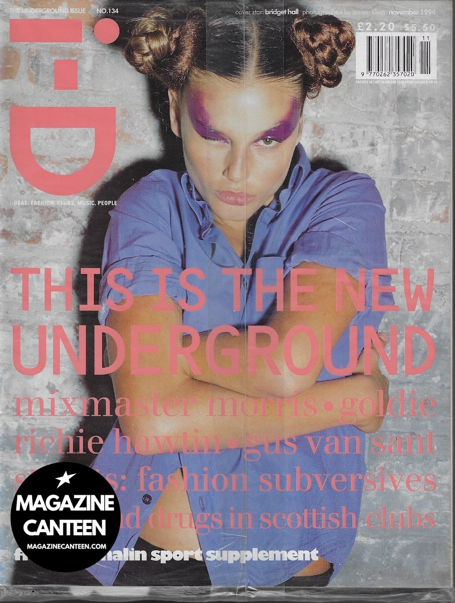 I-D Magazine 134 - Bridget Hall Steven Klein Gus Van Sant 1994
