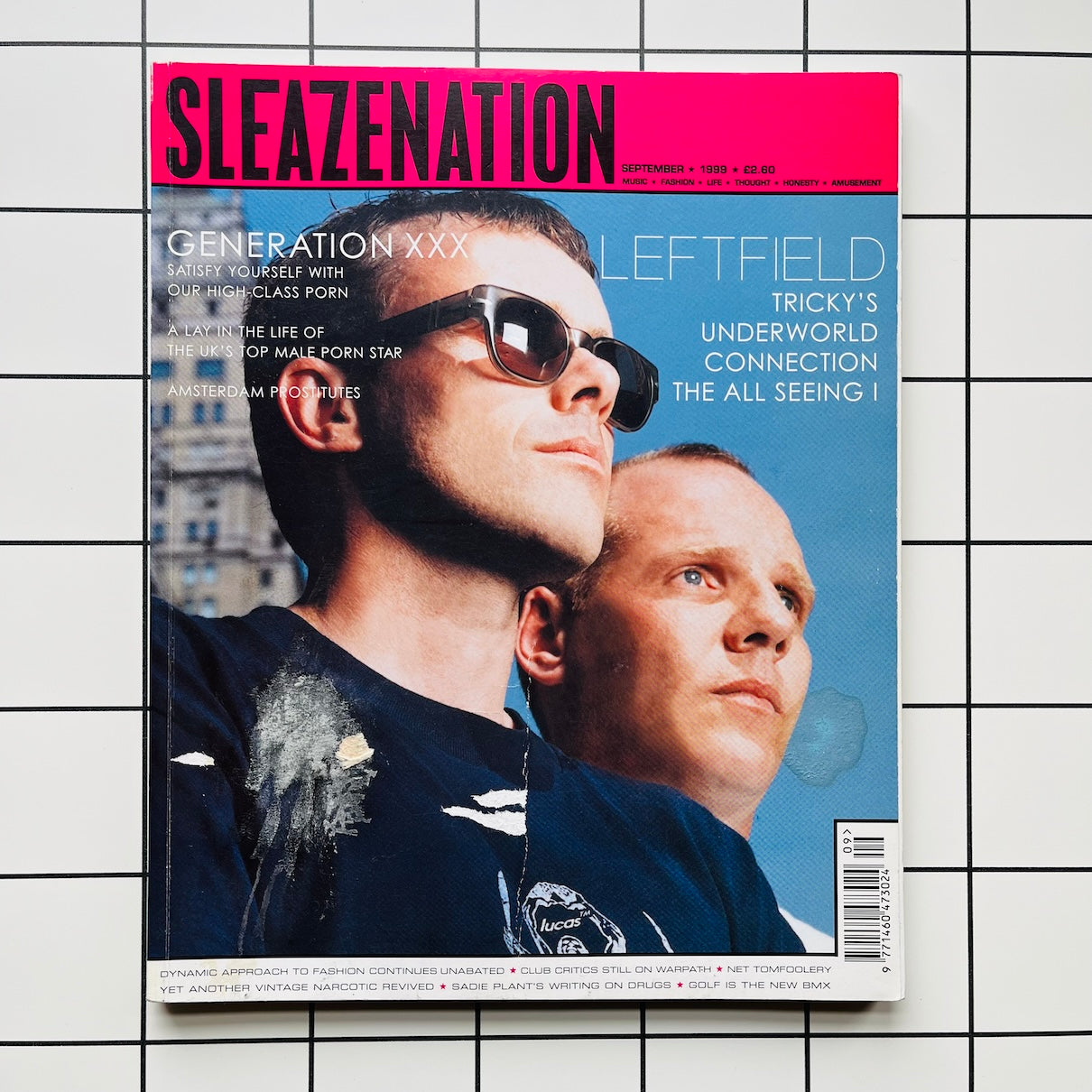 Sleazenation Magazine - Leftfield TRICKY Alasdair McLellan