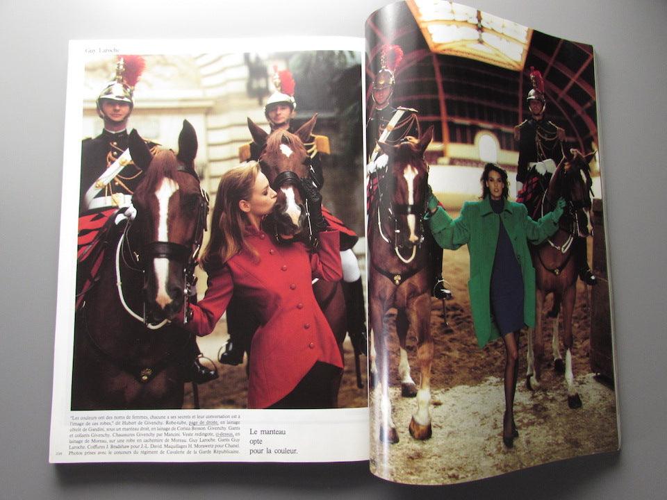 Vogue Paris Magazine 1987 - LINDA EVANGELISTA Guy Bourdin NAOMI