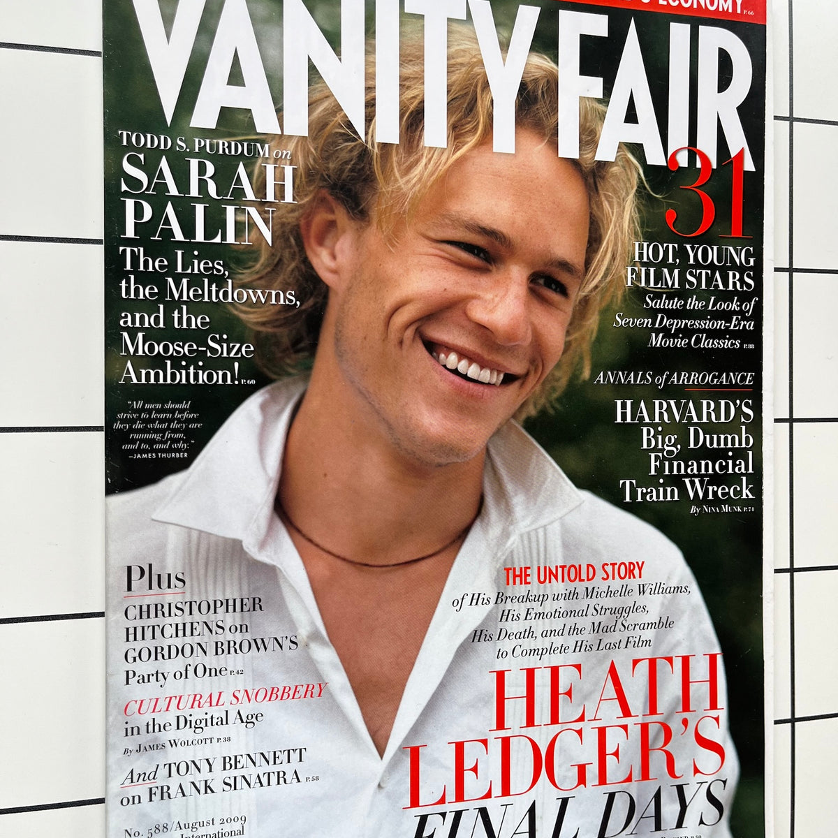Vanity Fair Magazine Heath Ledger Eva Green Magazine Canteen