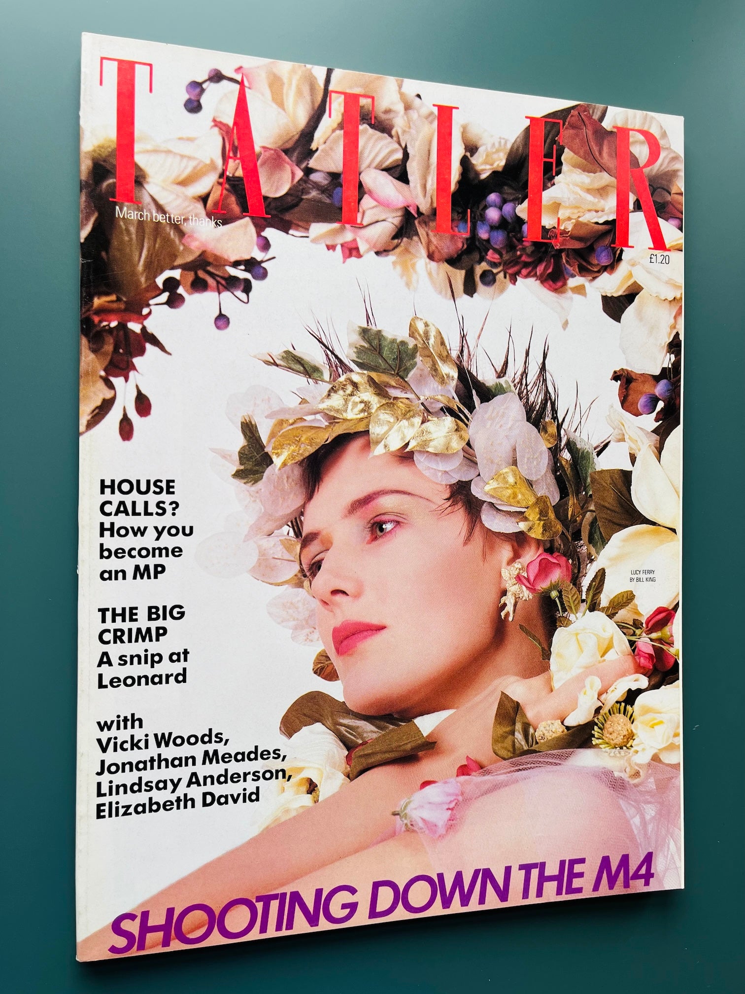 Tatler Magazine - LUCY FERRY Bill King Joely Richardson PATRICK SWAYZE