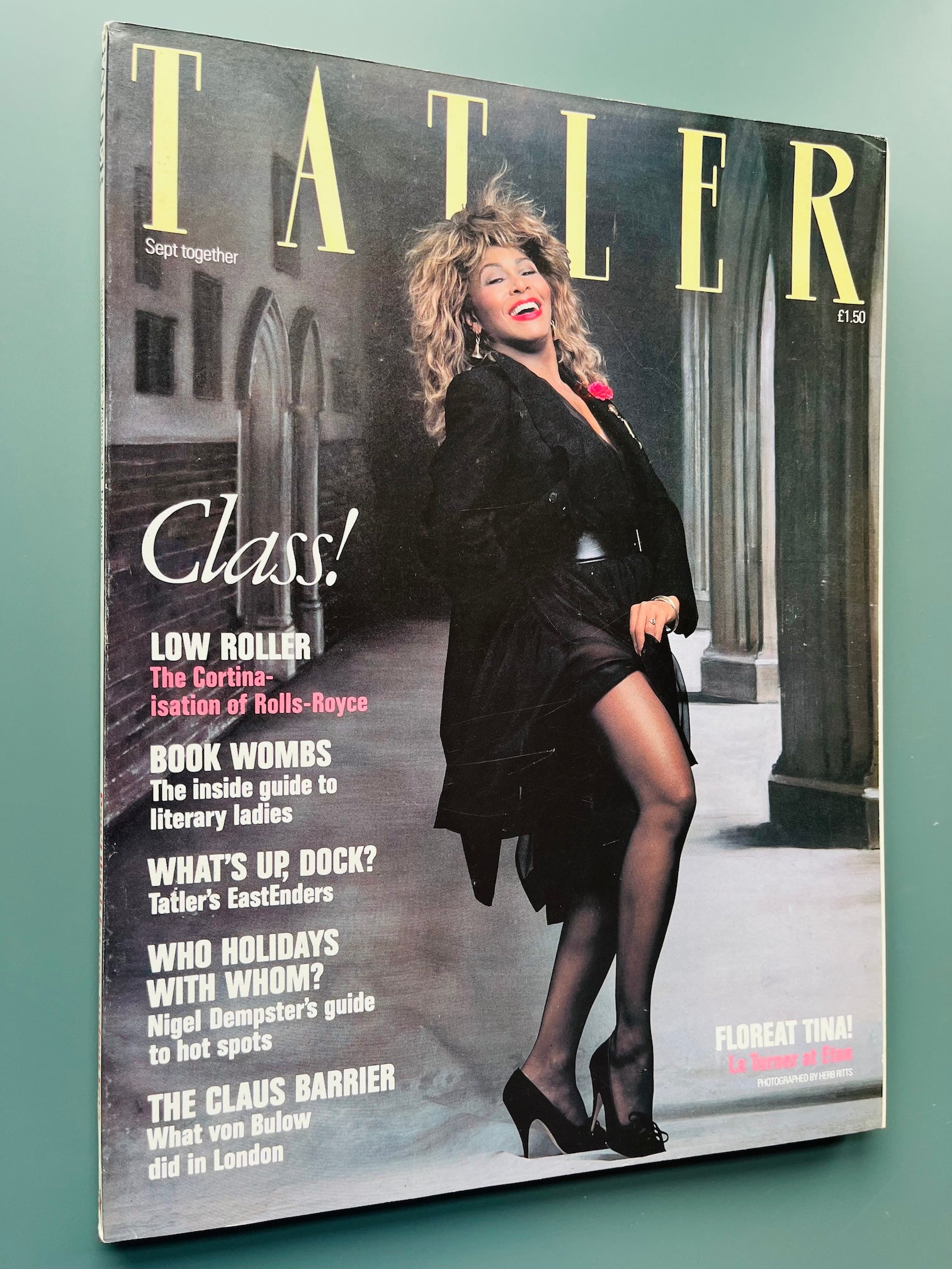 Tatler Magazine - TINA TURNER  Herb Ritts ETON Ariane Koizumi