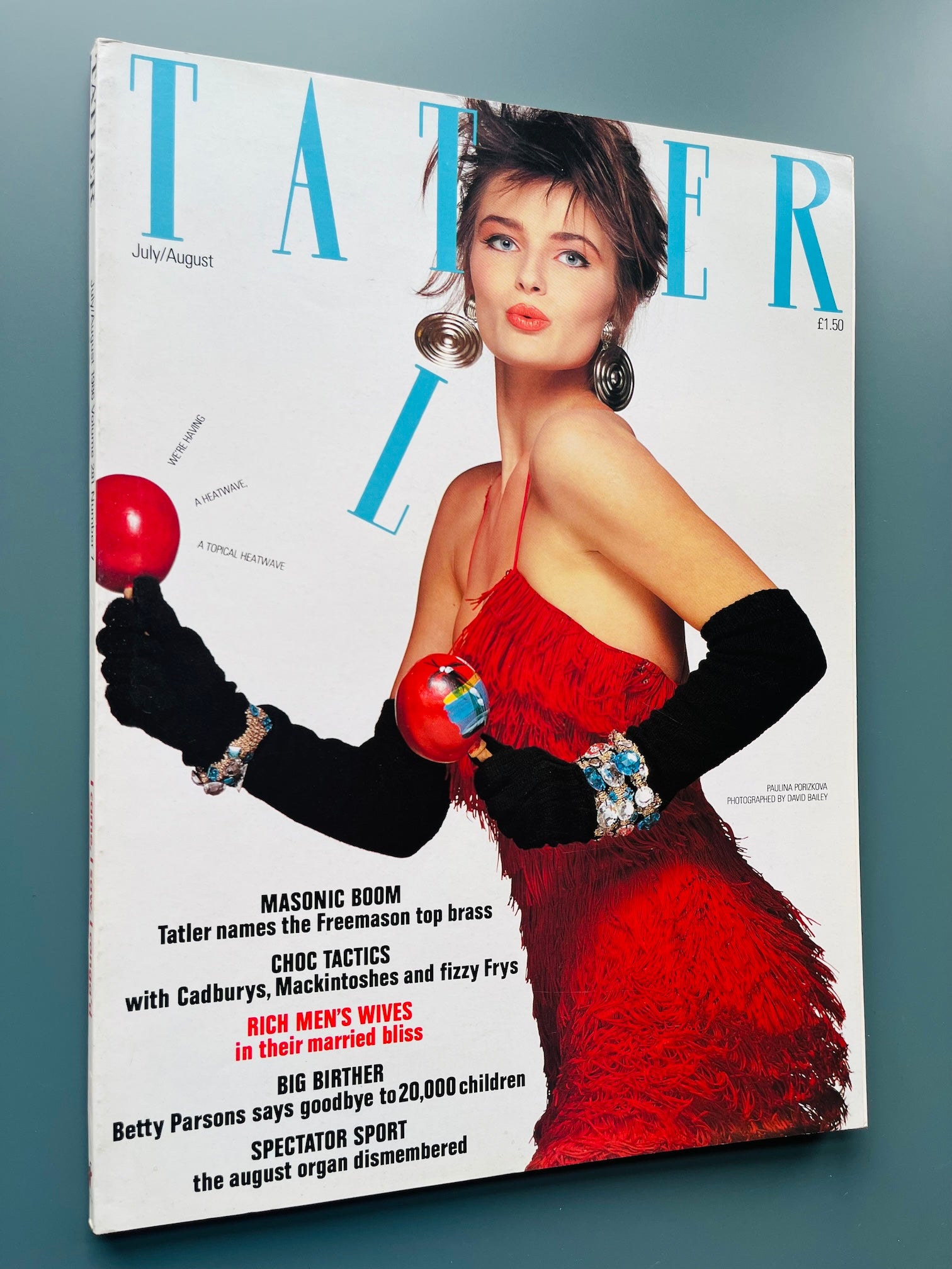Tatler Magazine - PAULINA PORIZKOVA David Bailey NAOMI CAMPBELL