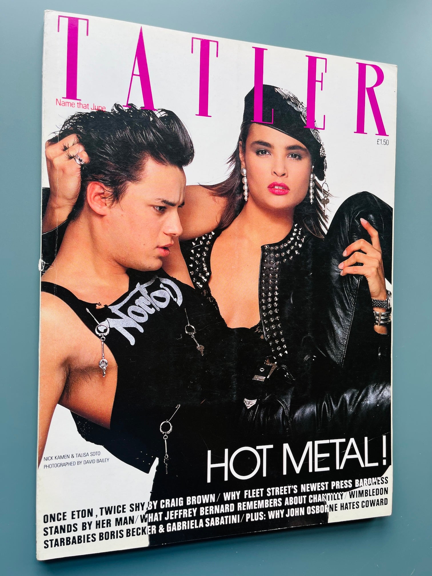 Tatler Magazine - NICK KAMEN Talisa Soto A-HA David Bailey