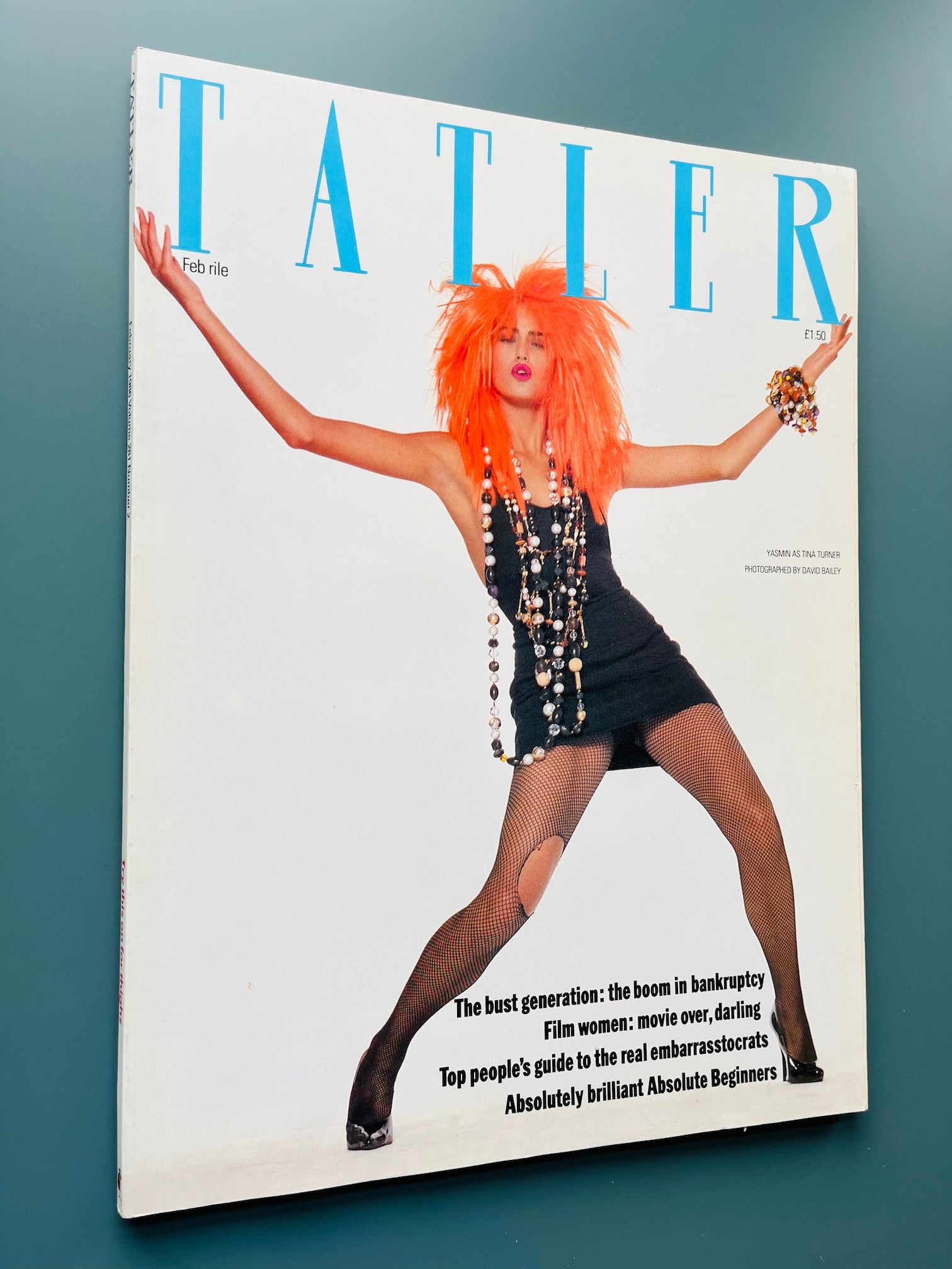 Tatler Magazine - YASMIN LE BON David Bailey PATSY KENSIT Paula Yates
