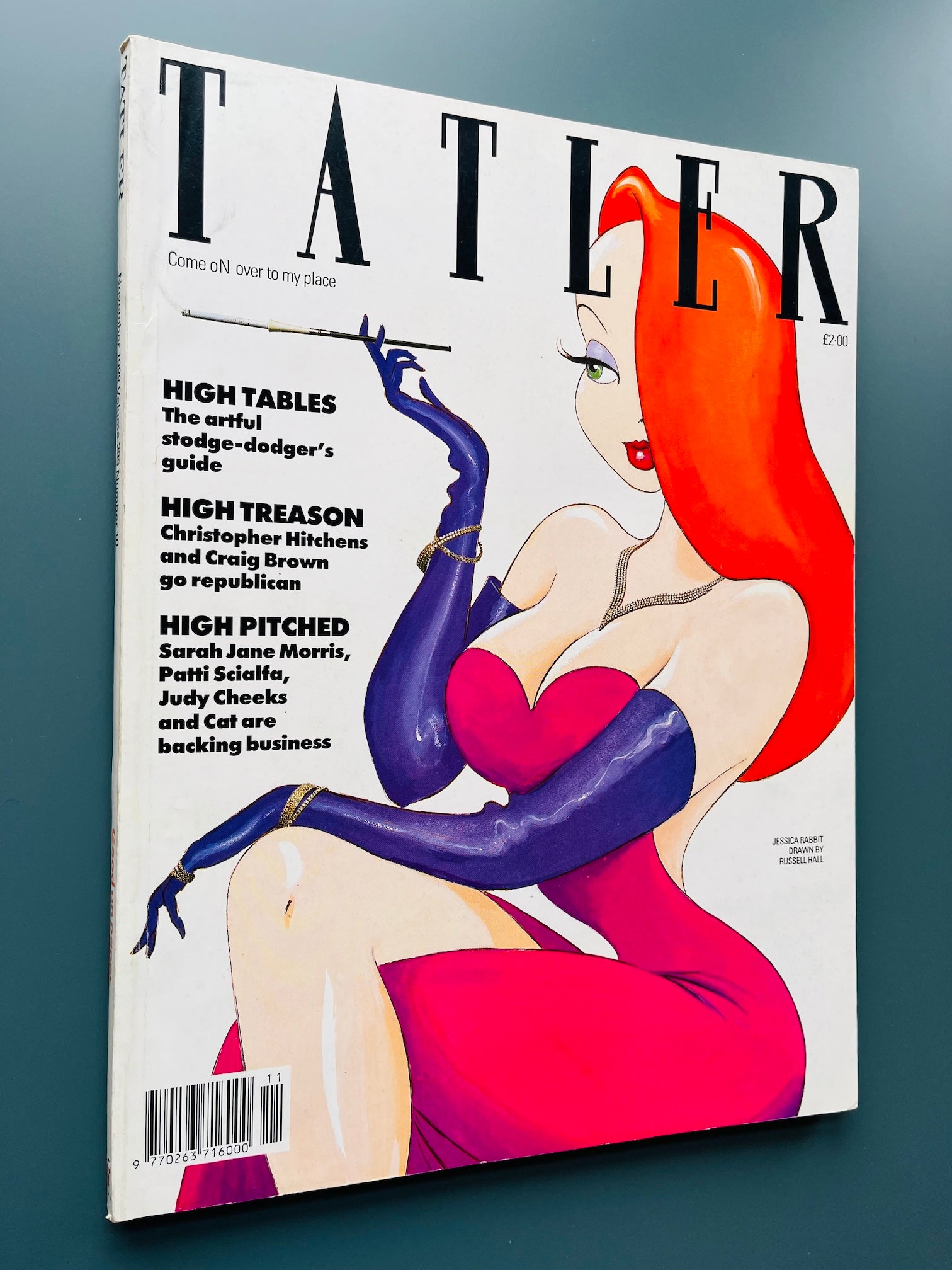 Tatler Magazine - Jessica Rabbit TONY BROWN Jonathan Demme