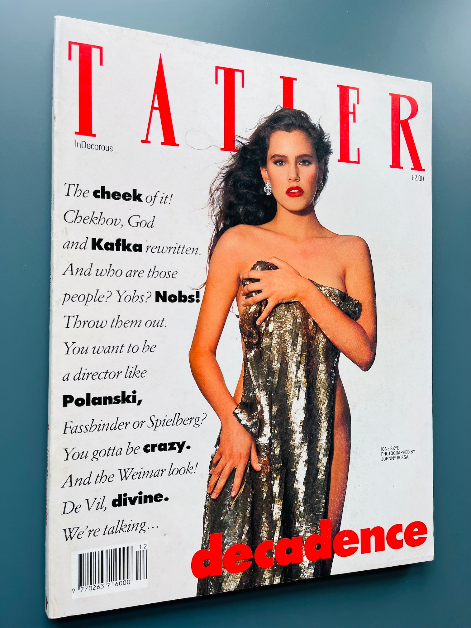 Tatler Magazine - IONE SKYE Emmanuelle Seigner SELINA BLOW