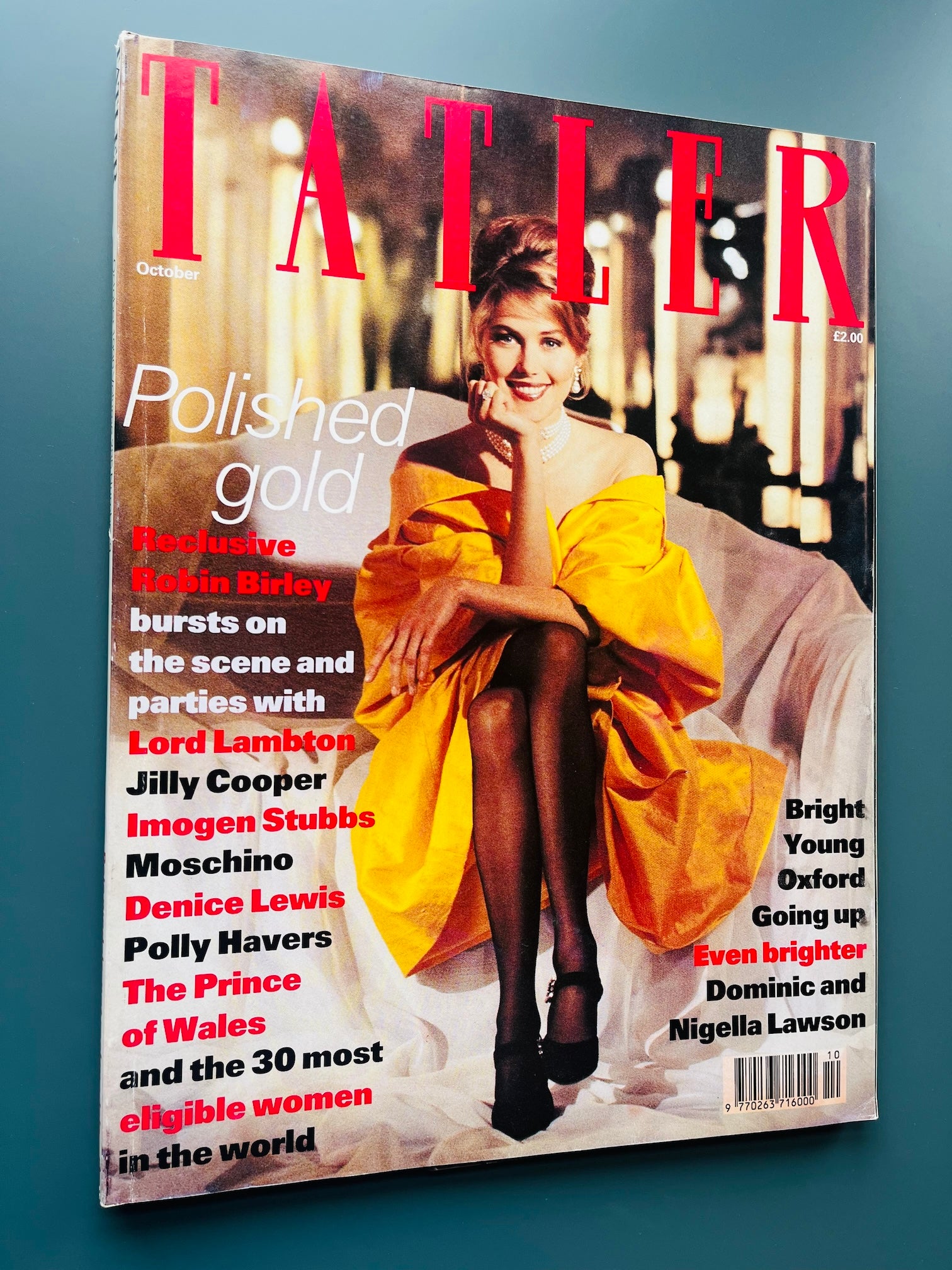 Tatler Magazine - Denice Lewis ROBIN BIRLEY Imogen Stubbs