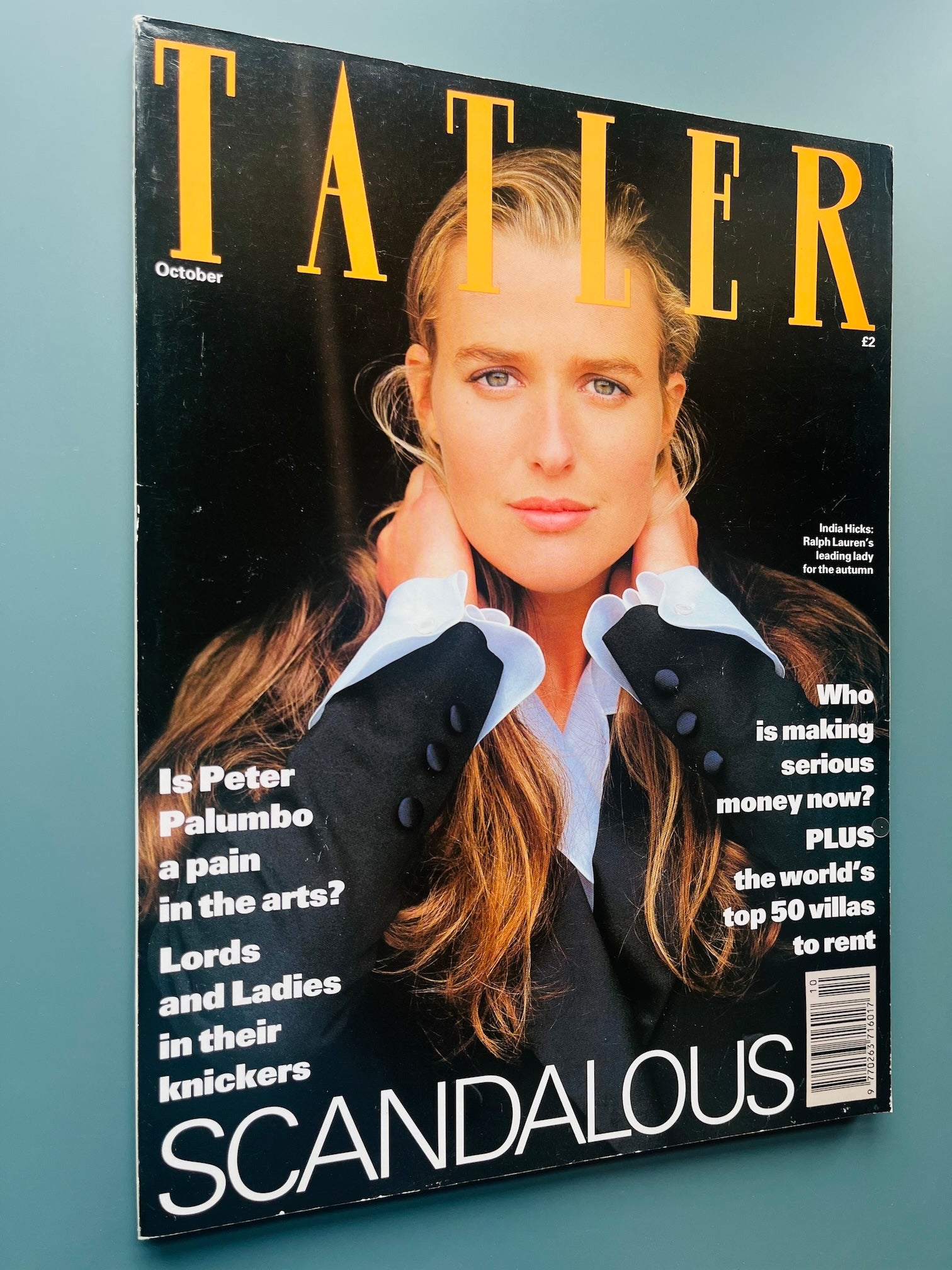 Tatler Magazine - INDIA HICKS Olivia D'Abo SAFFRON BURROWS