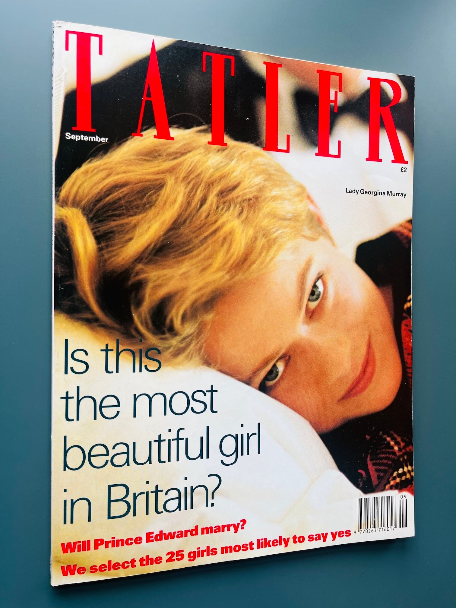 Tatler Magazine - Georgina Murray JERRY HALL Stephen Fry