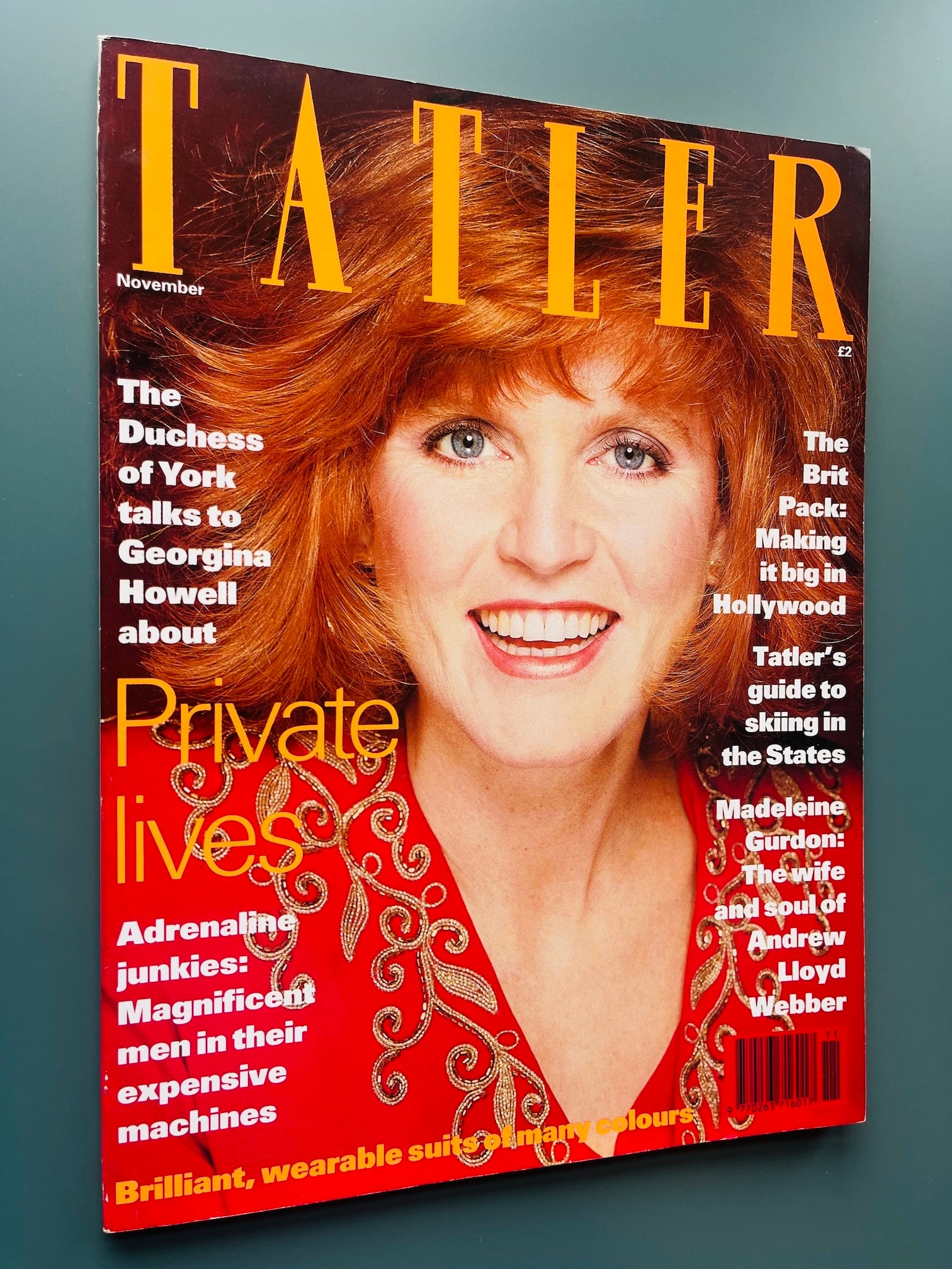 Tatler Magazine - SARAH FERGUSON Terry O'Neill PLUM SYKES