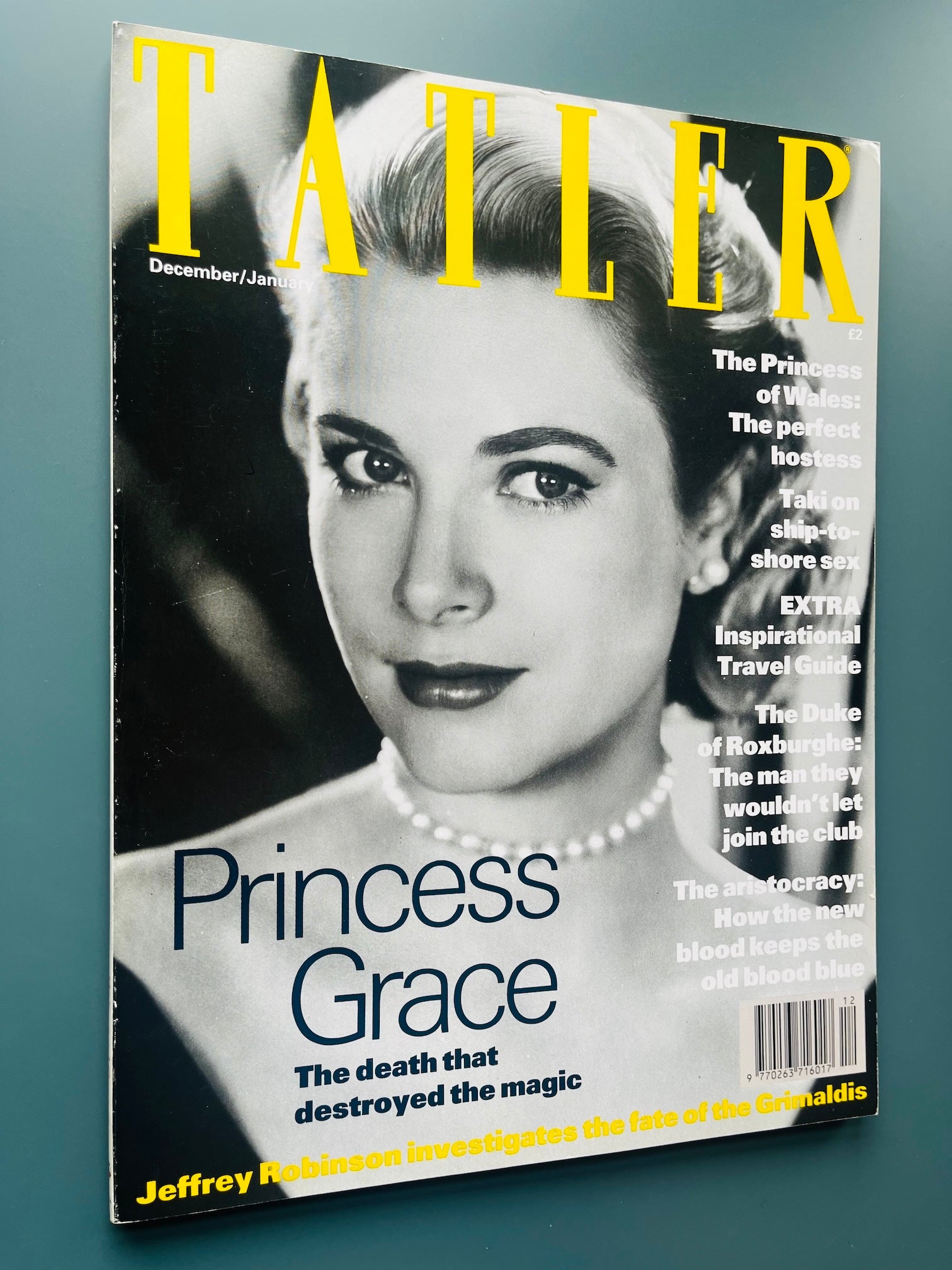 Tatler Magazine - GRACE KELLY Taki Theodoracopulos SAM SHEPARD