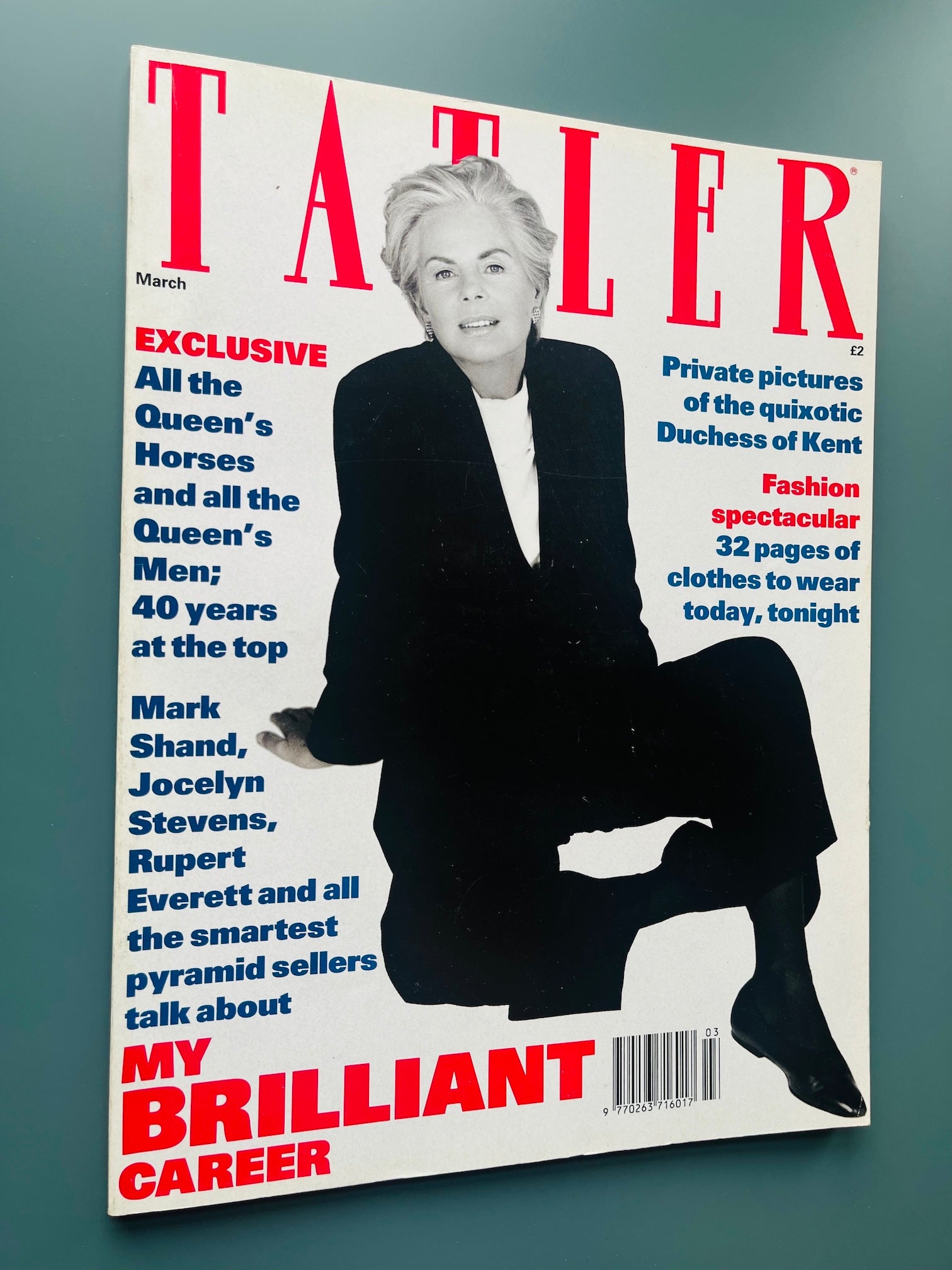 Tatler Magazine - The Duchess Of Kent JOANNA LUMLEY Jemma Redgrave