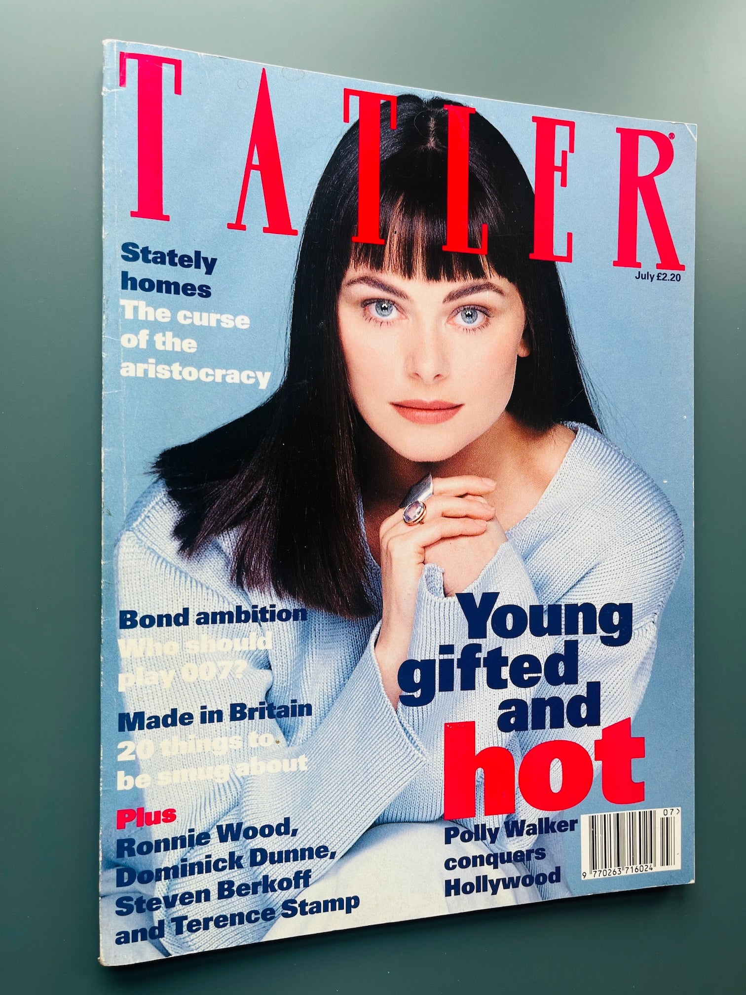 Tatler Magazine - Polly Walker BJORK Willem Dafoe TERENCE STAMP