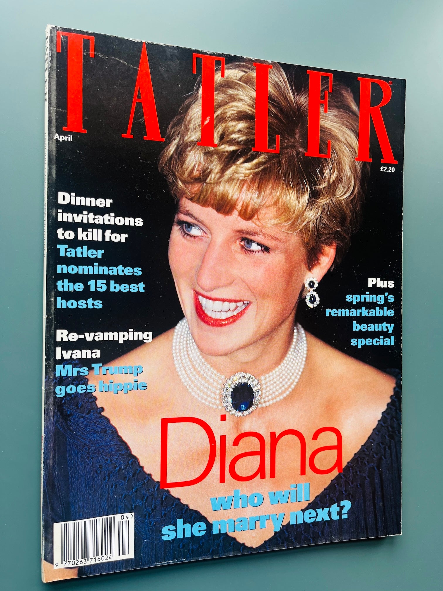 Tatler Magazine - Princess Diana Terry O'Neill Ivana Trump