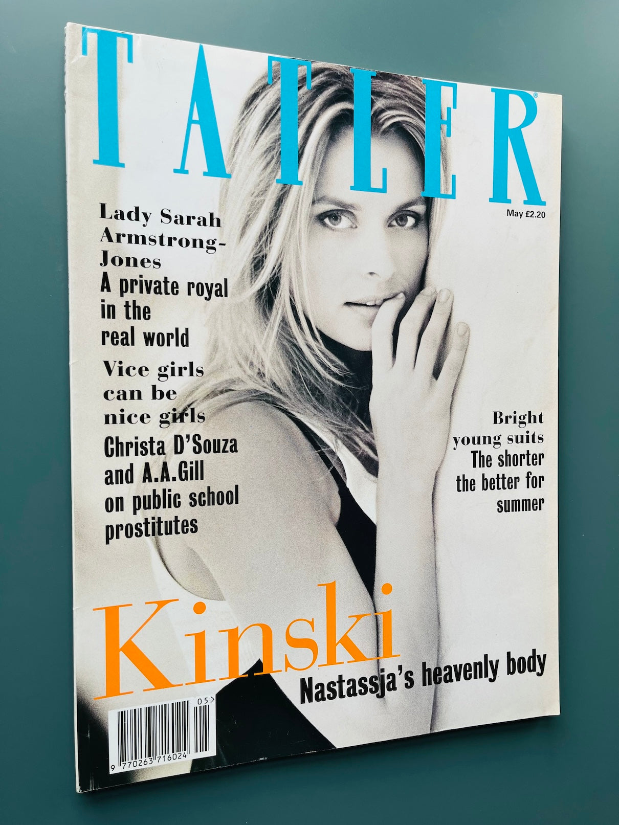 Tatler Magazine - Nastassja KINSKI Minnie Driver PHILIP TREACY