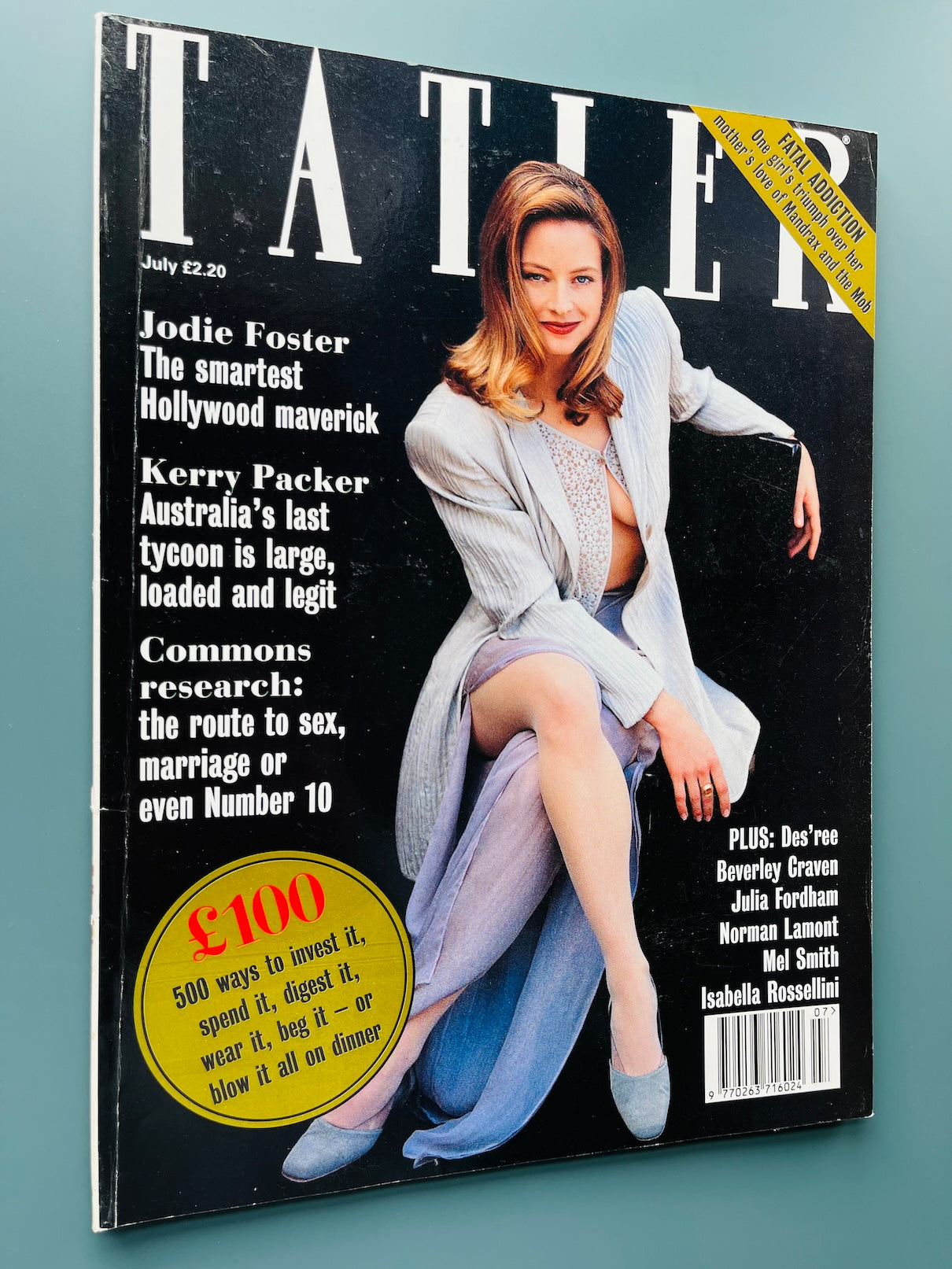 Tatler Magazine - JODIE FOSTER Isabella Rossellini