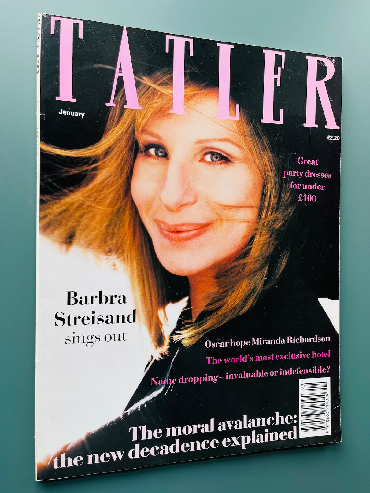 Tatler Magazine - Barbra Streisand STELLA TENNANT Saffron Burrows