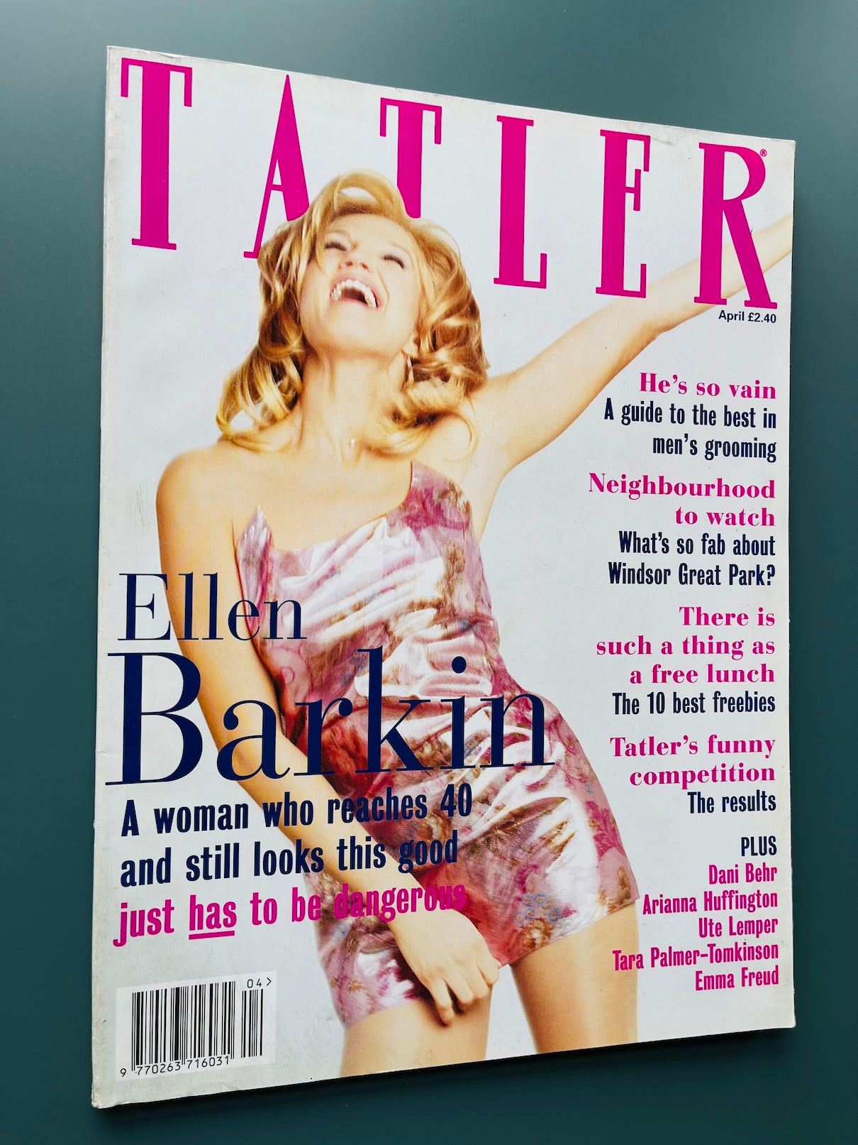 Tatler Magazine - ELLEN BARKIN Tara Palmer Tomkinson DANI BEHR